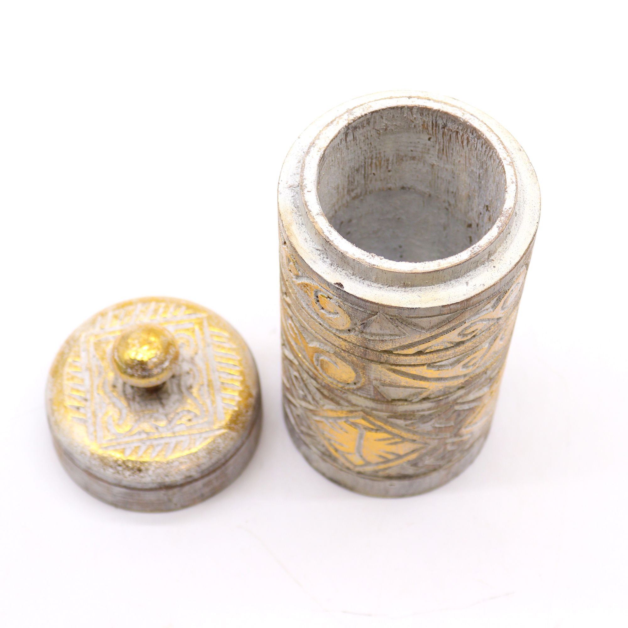 White & Gold - Tall Container - Image 2