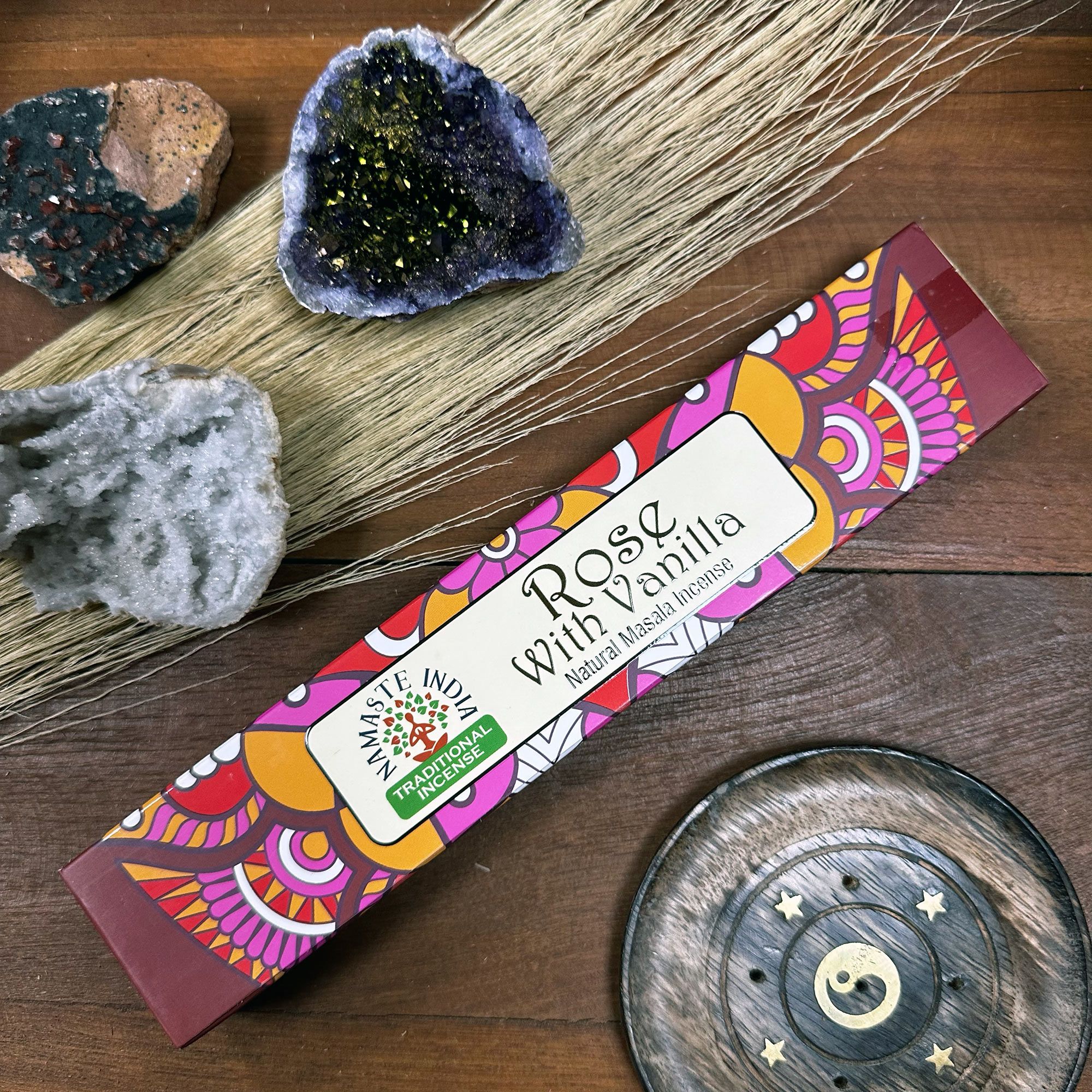 Namaste Mandala Masala Incense - Rose With Vanilla - Image 2