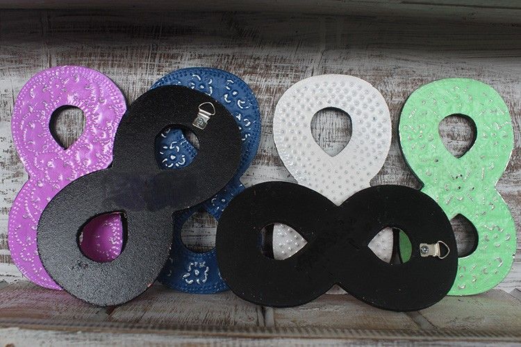 Number "8" - Assorted Colours - 15cm - Image 6