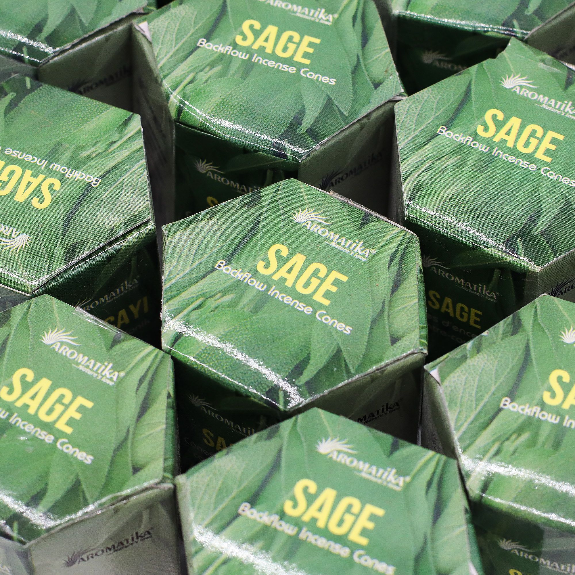 Pack of 10 Masala Backflow Incense - Sage - Image 6