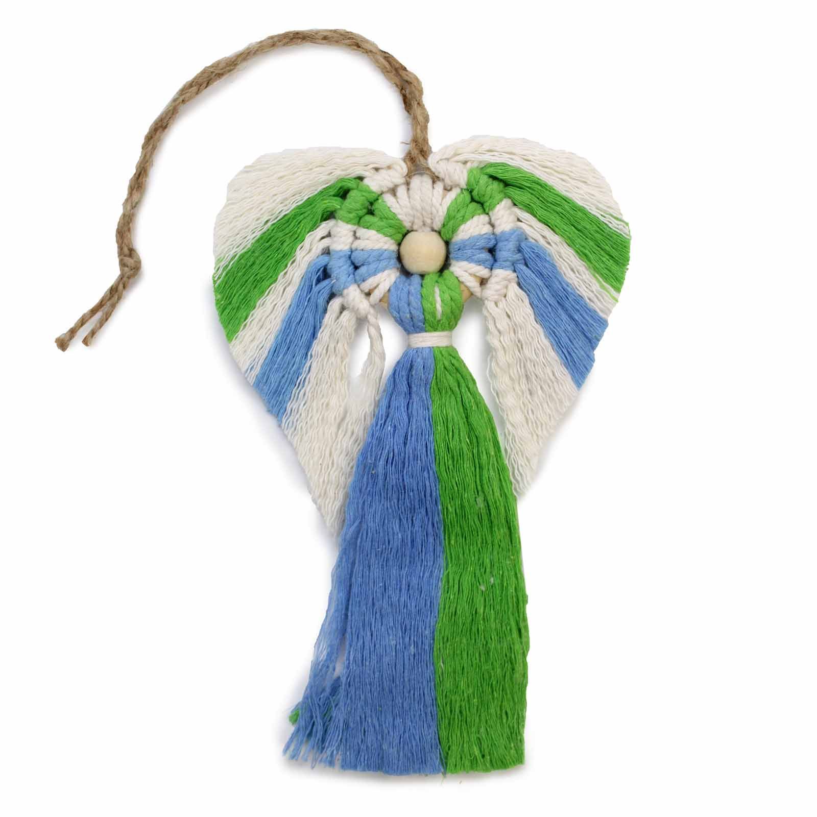 Macrame Angel - Earth - Image 3