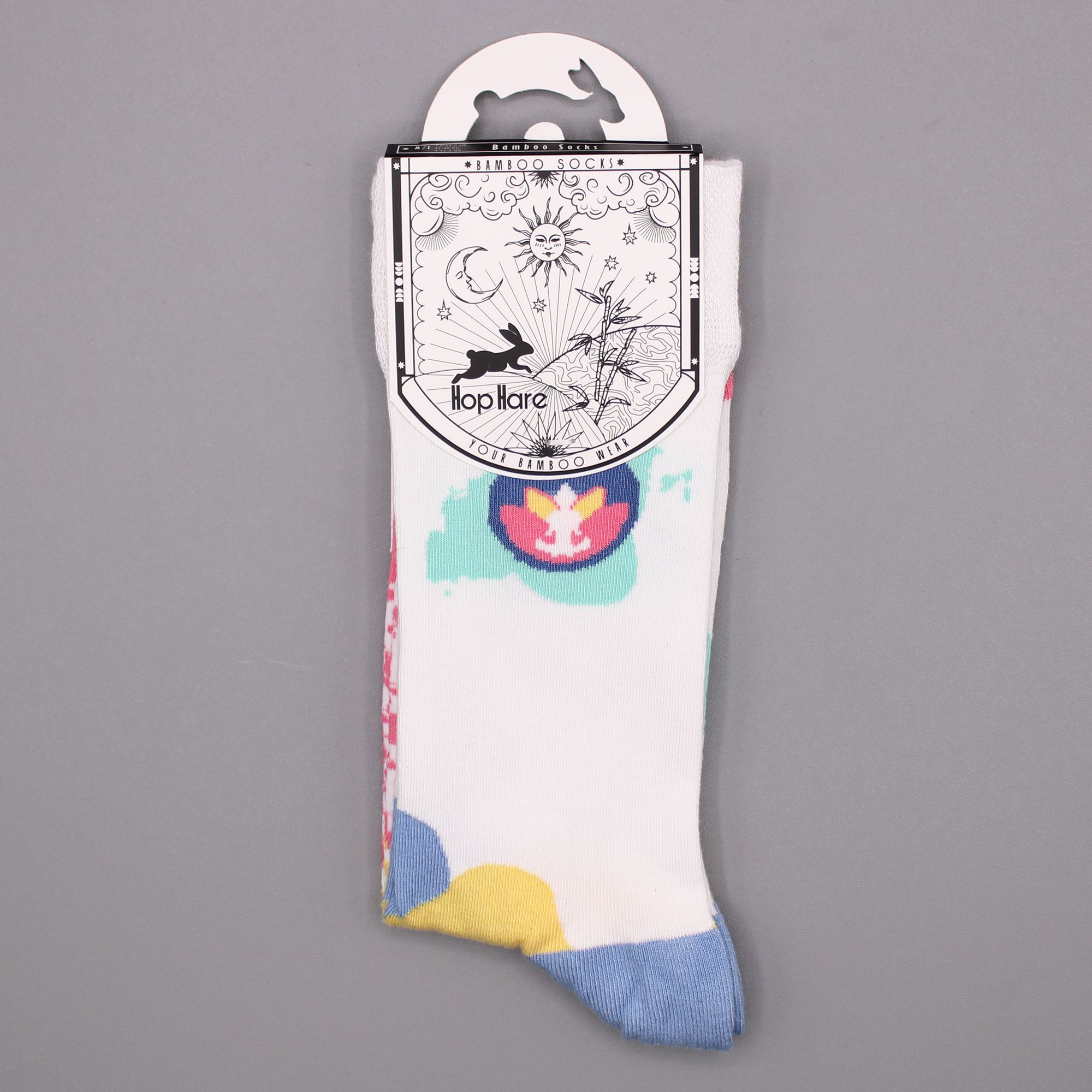Hop Hare Bamboo Socks S/M - Meditation - Image 3