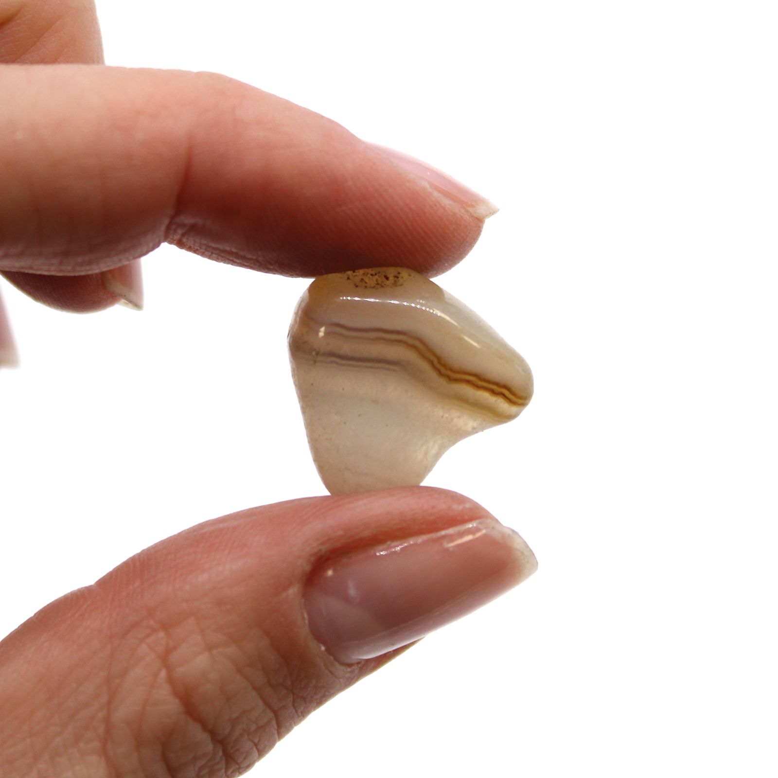 Small African Tumble Stones - Grey Agate - Botswana - Image 2