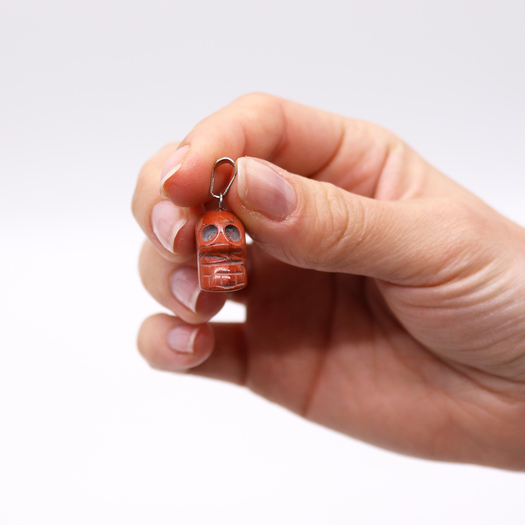 Gemstone Mini Skulls Pendants (12 assorted) 20x15mm - Image 3