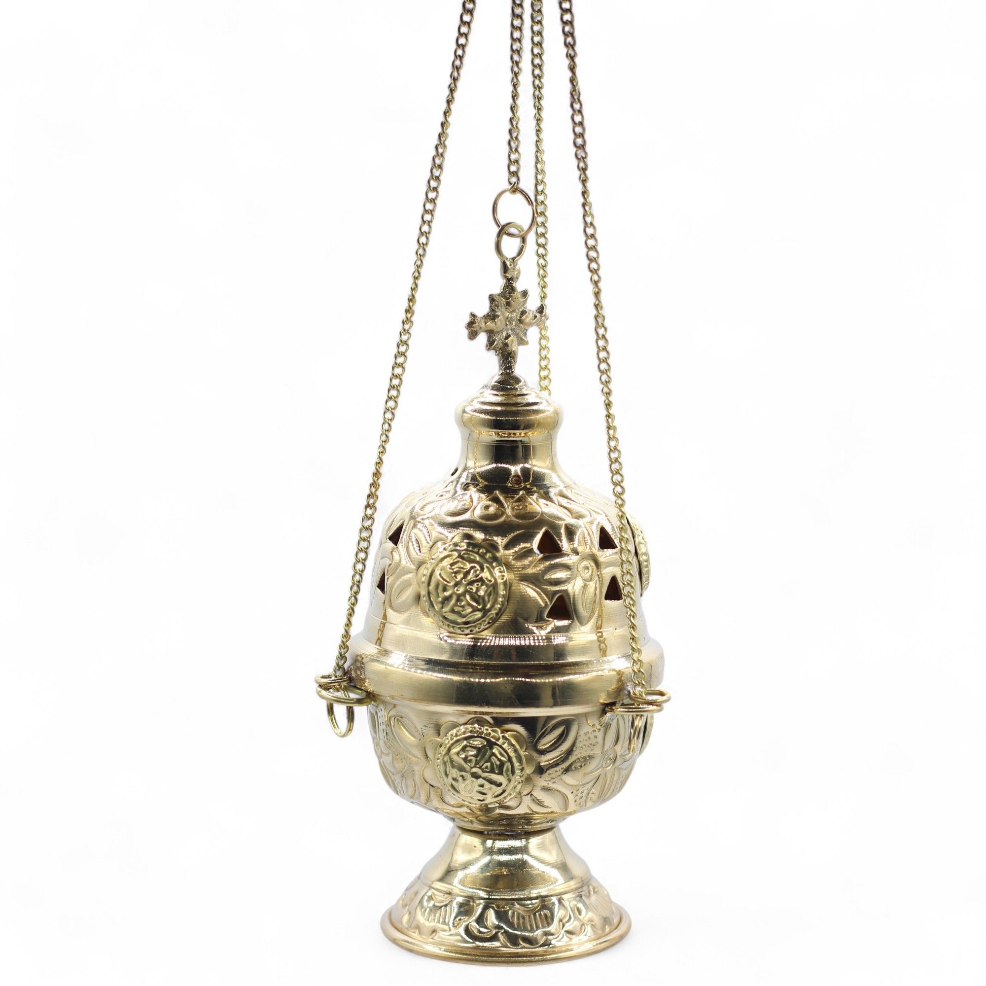 Hanging Brass Incense Burner - Image 3