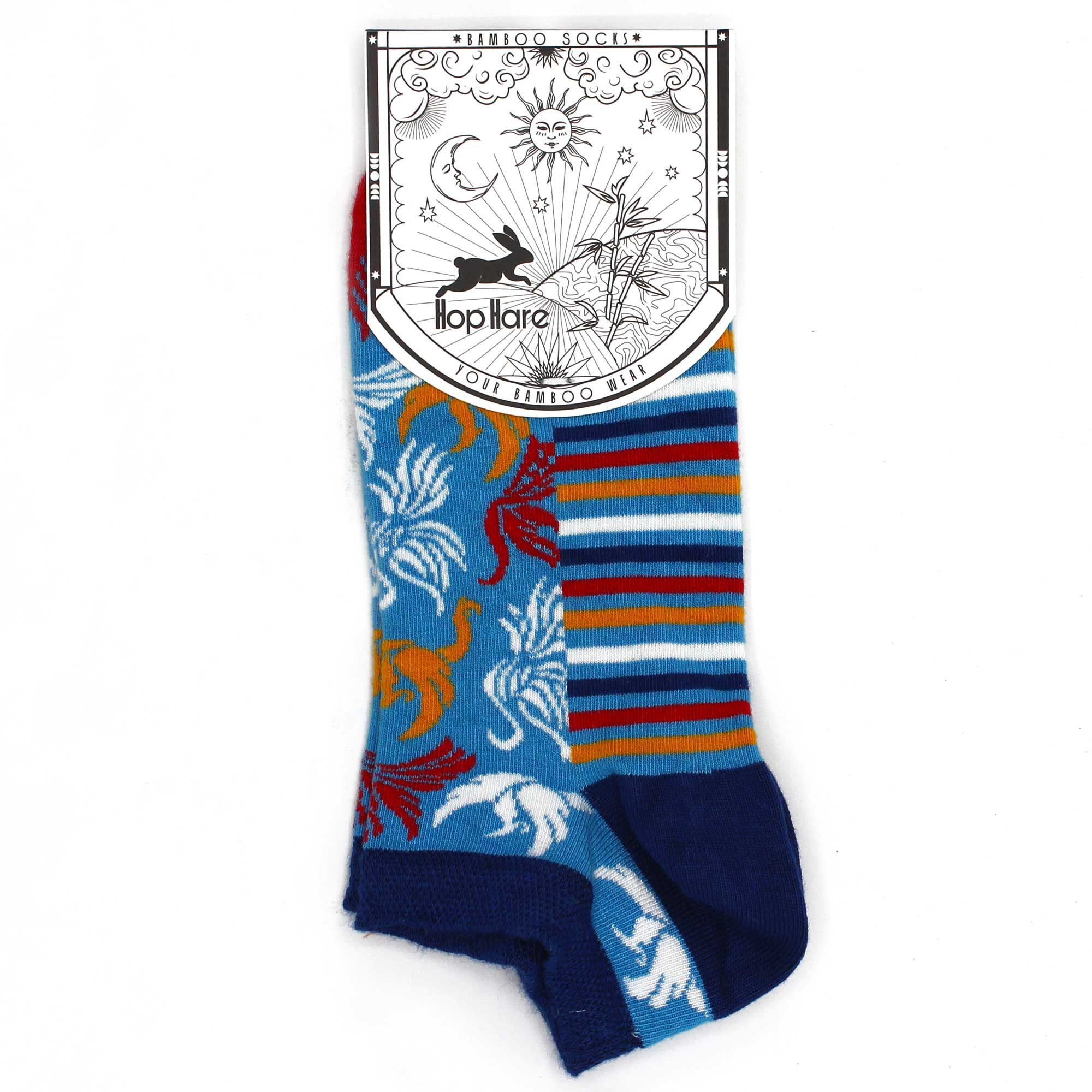 S/M Hop Hare Bamboo Socks Low (3.5-6.5) - Phoenix - Image 3
