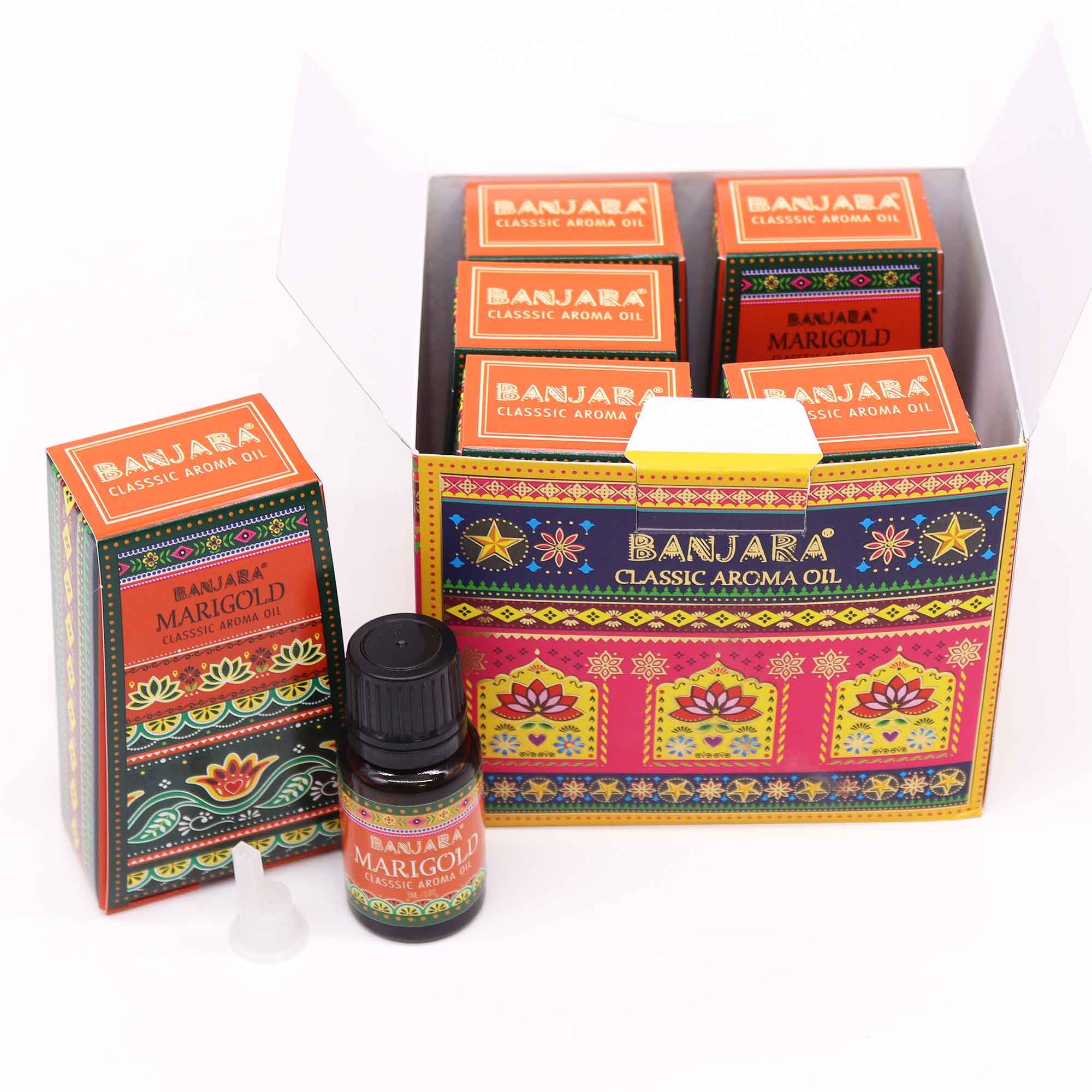 Banjara Indian Fragrance Oil 10ml - Marigold - Image 2