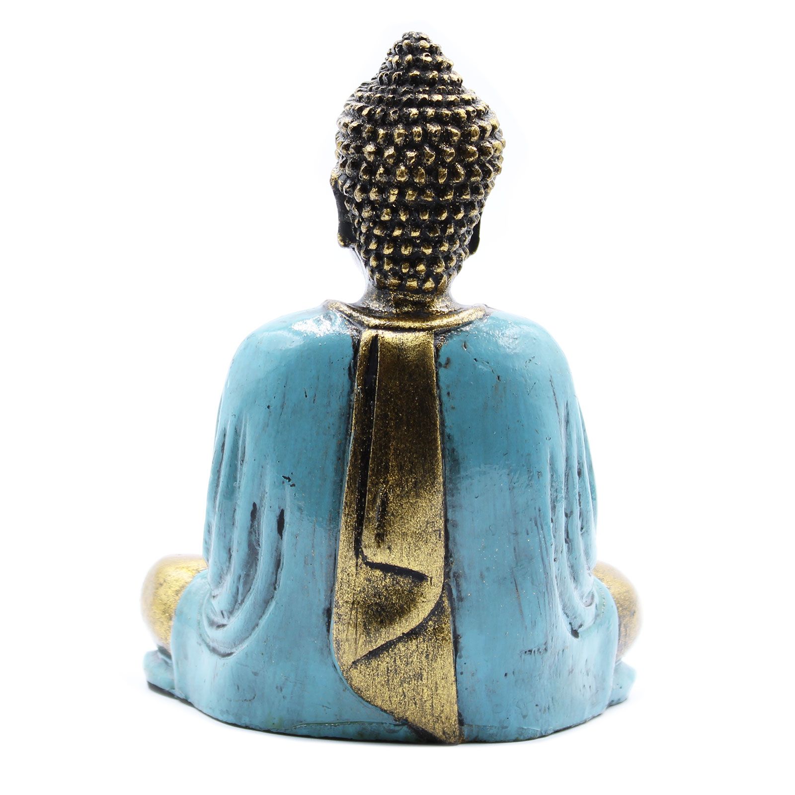Teal & Gold Buddha - Medium - Image 3