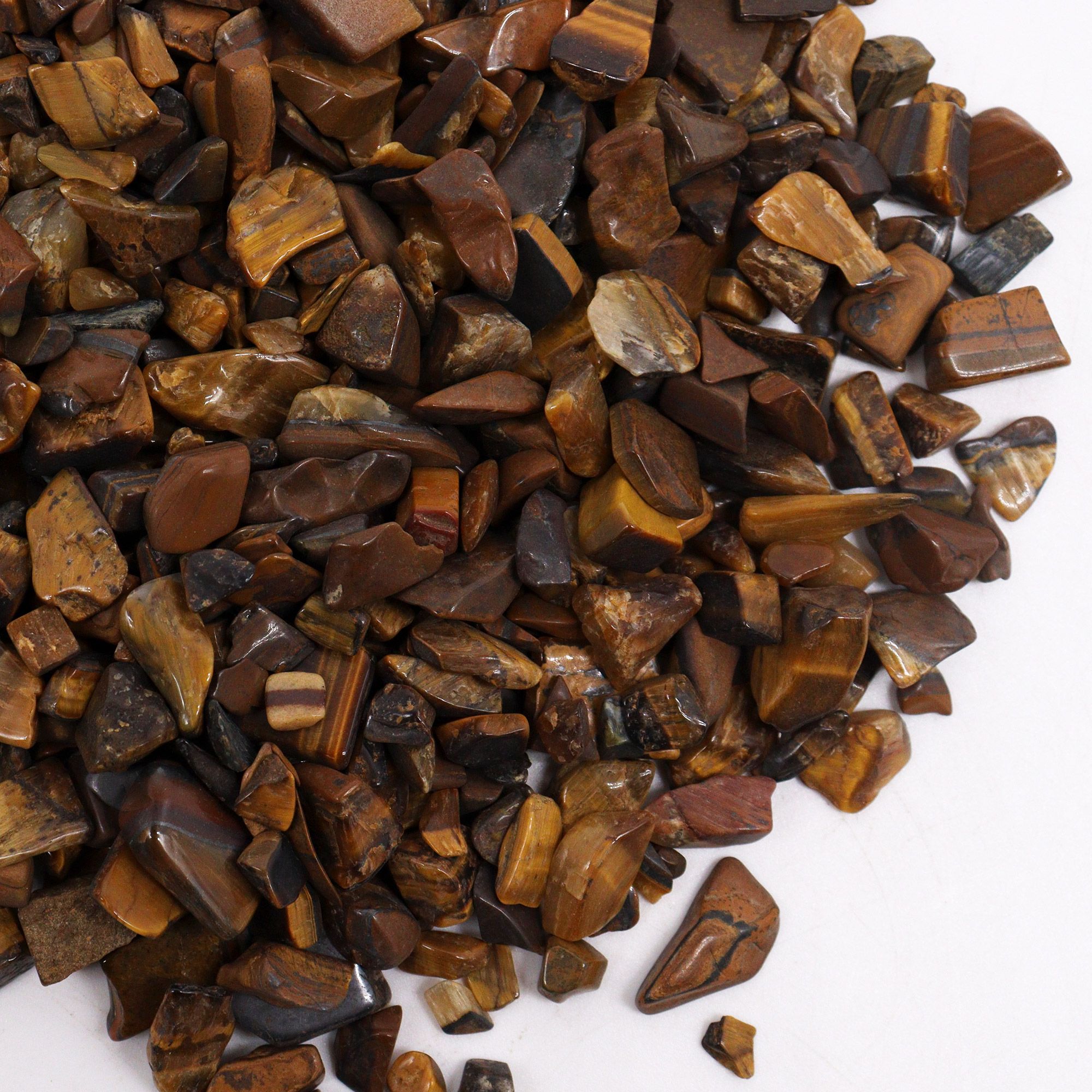 Tiger Eye Gemstone Chips Bulk - 1KG - Image 2