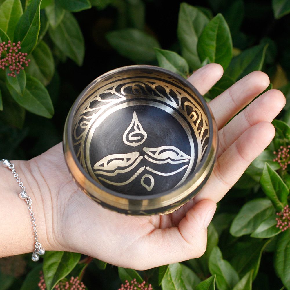 Mini Singing Bowl Gift Set - Black - Image 6