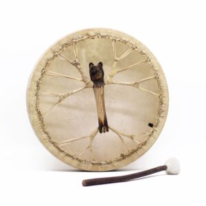 Spirit of the Bear - Shaman Drum & Stick- Tunable - 40cm