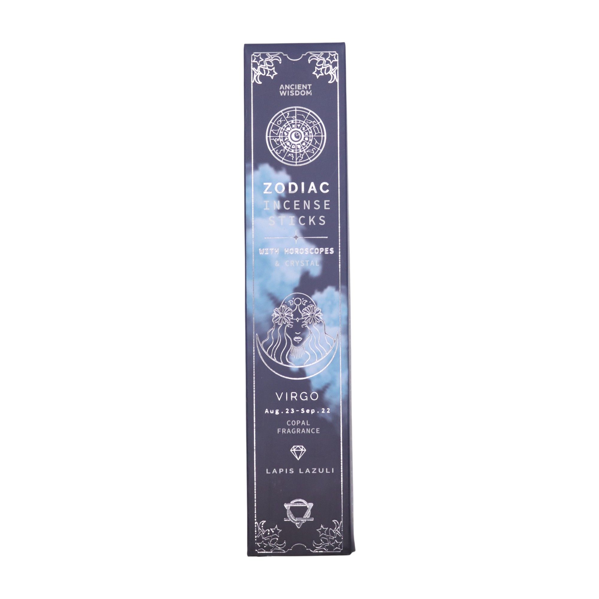 Copal Zodiac Gemstone Crystal Incense - Virgo - Image 3