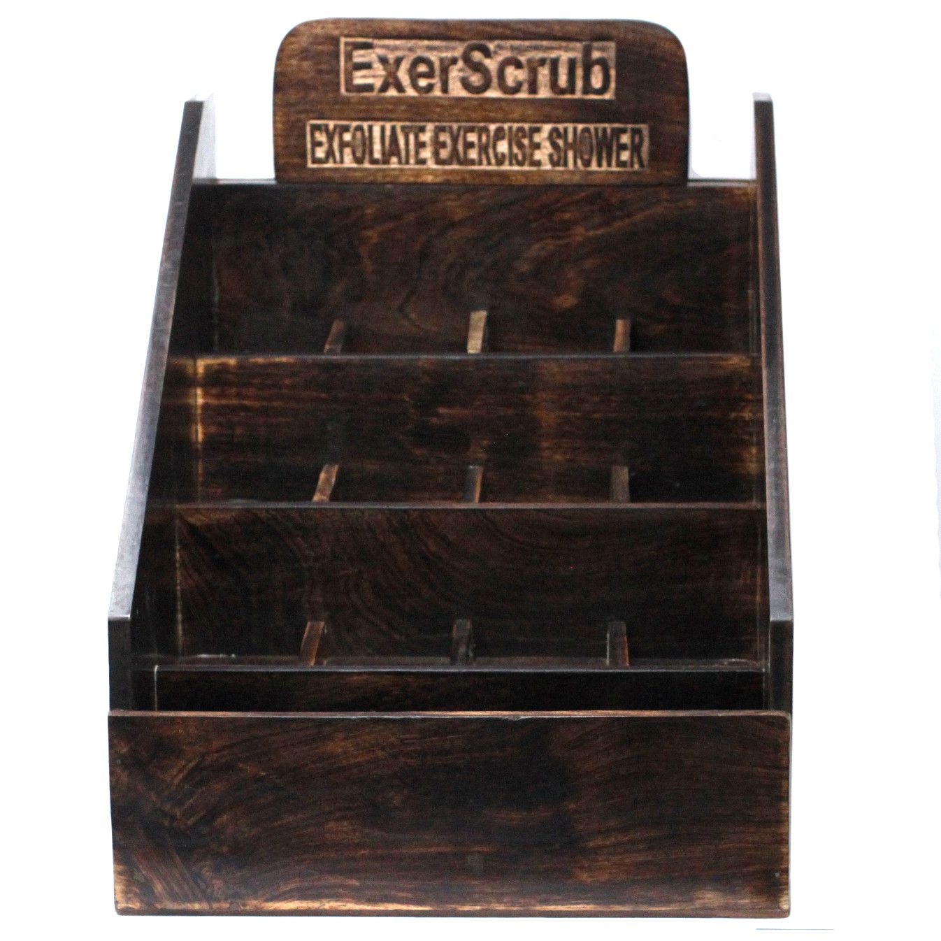 Exoscrub Soap Display Stand - Mango Wood - Image 2