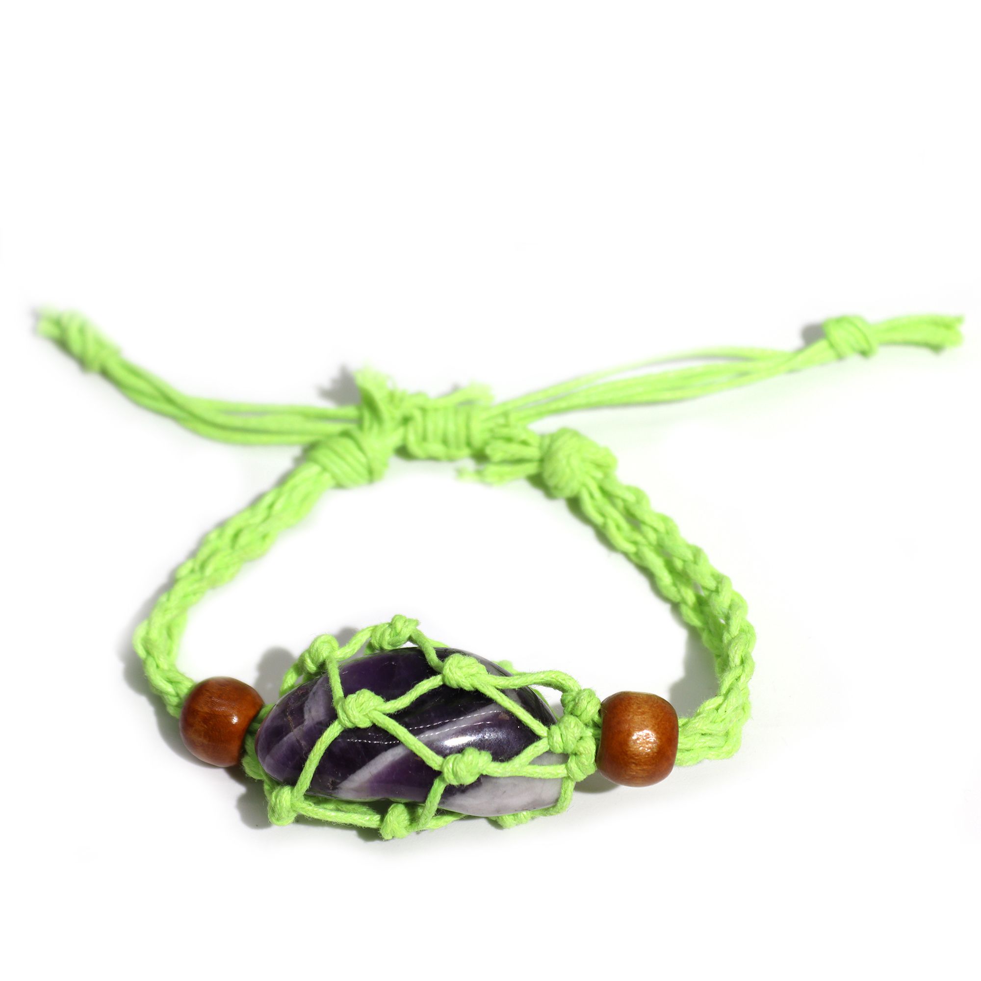 Gemstone Bracelet Cord - Green - Image 2