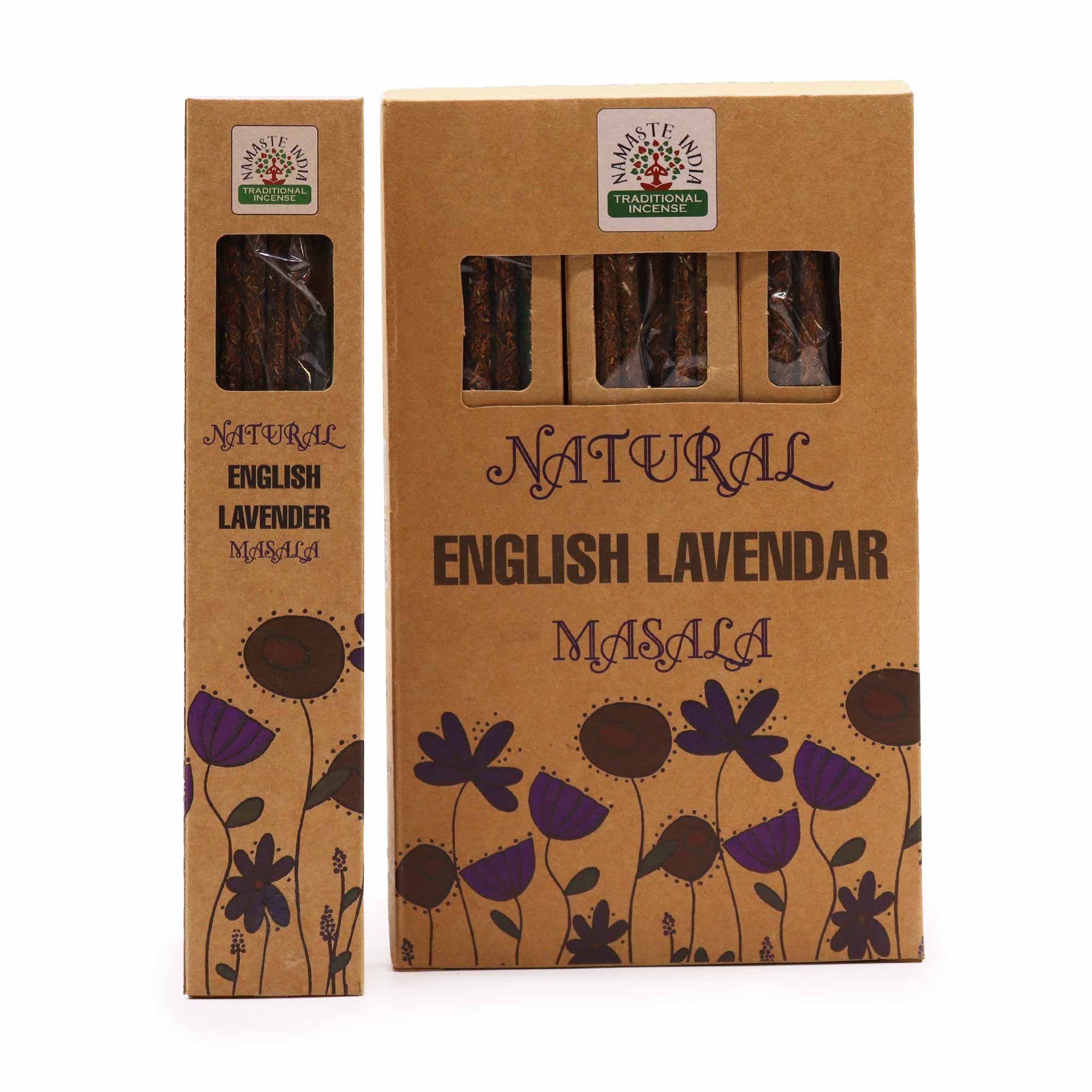 Natural Botanical Masala Incense - English Lavender - Image 2