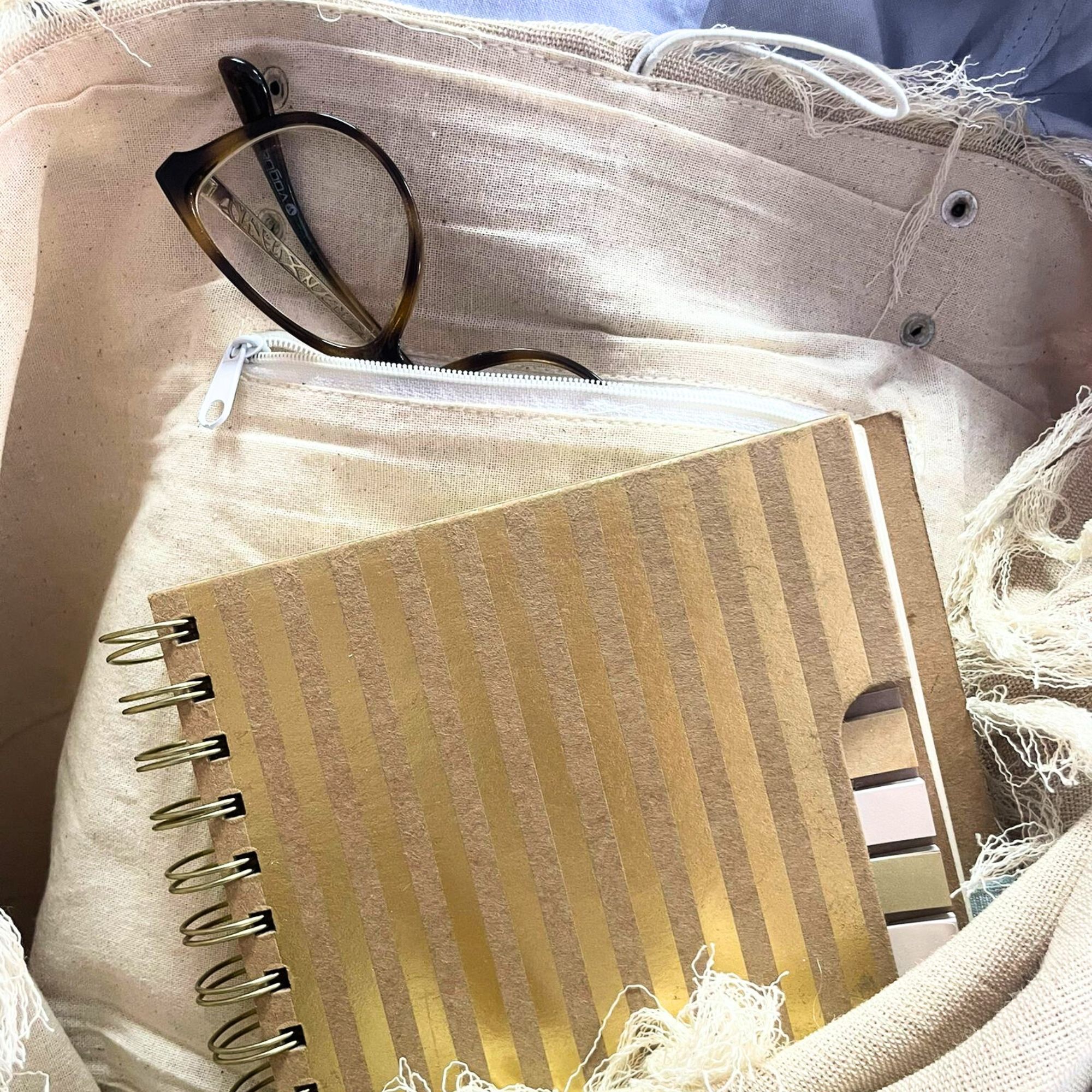 Natural Tote Bag Leather Handle - Inspiration - Image 5