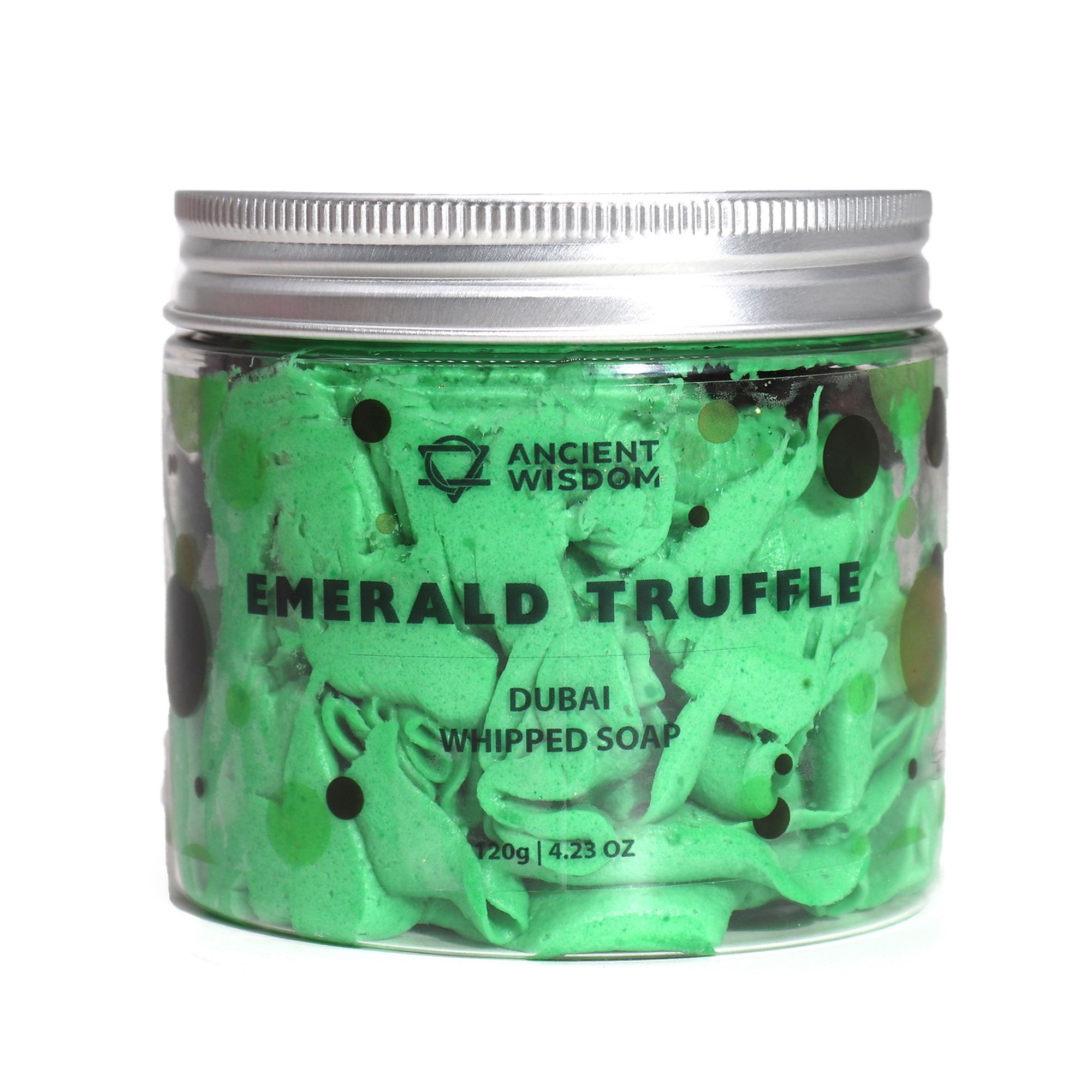 Dubai Whipped Cream Soap - Emerald Truffle 120g - Image 3