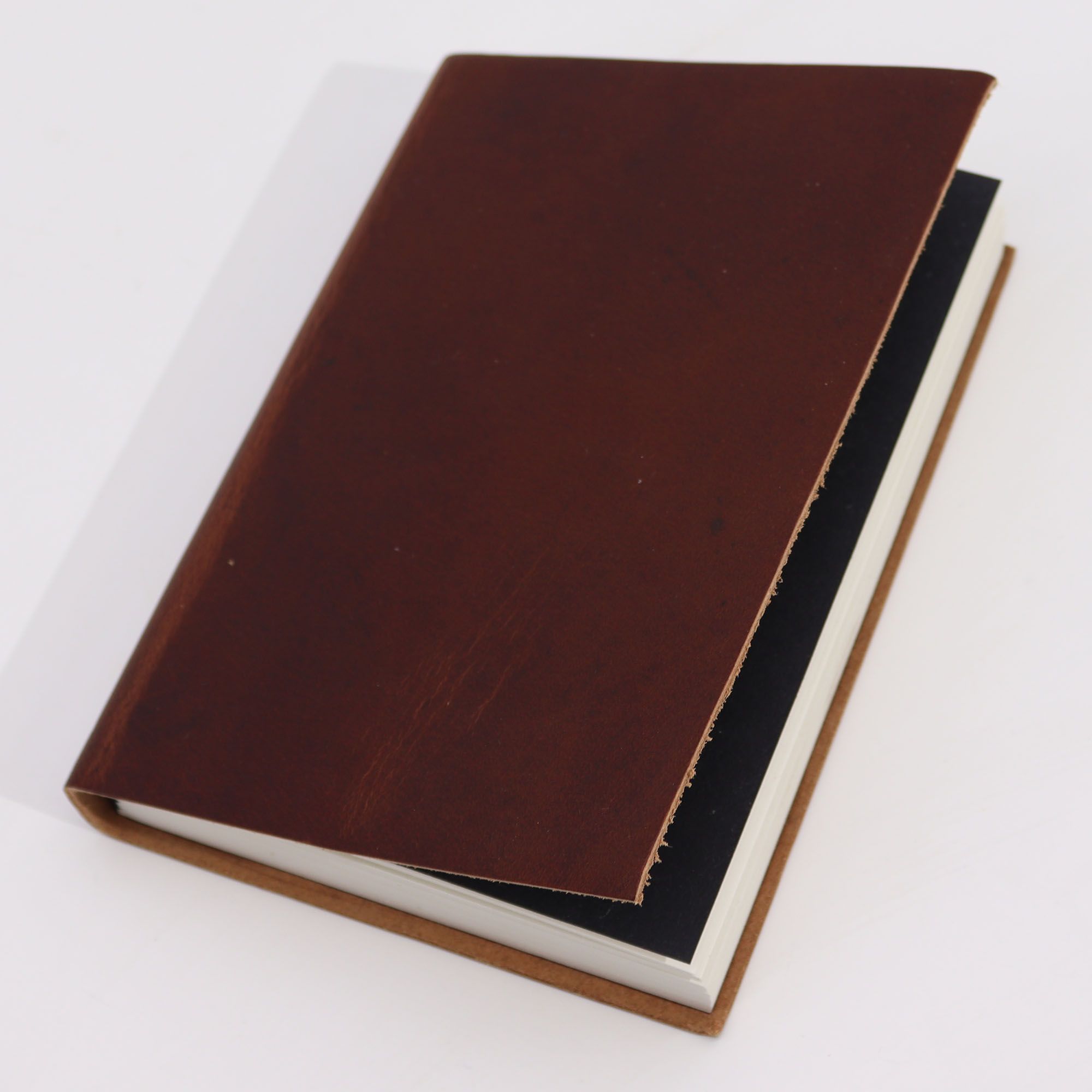 Med Dark Tan Daily Note Book - 100 Lined Pages - 18x13cm - Image 2