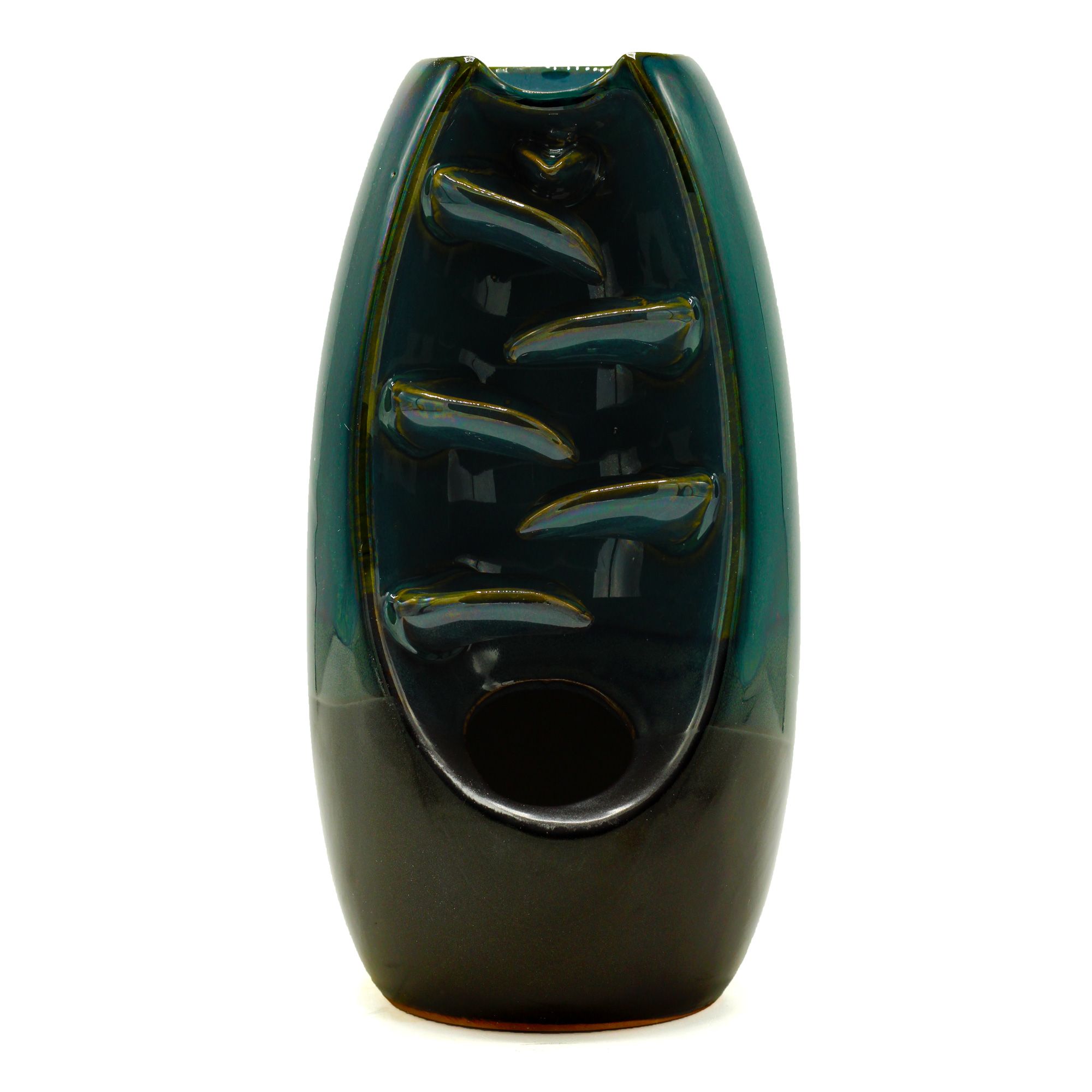 Backflow Incense Burner - Serine Oval Cascade - Image 2