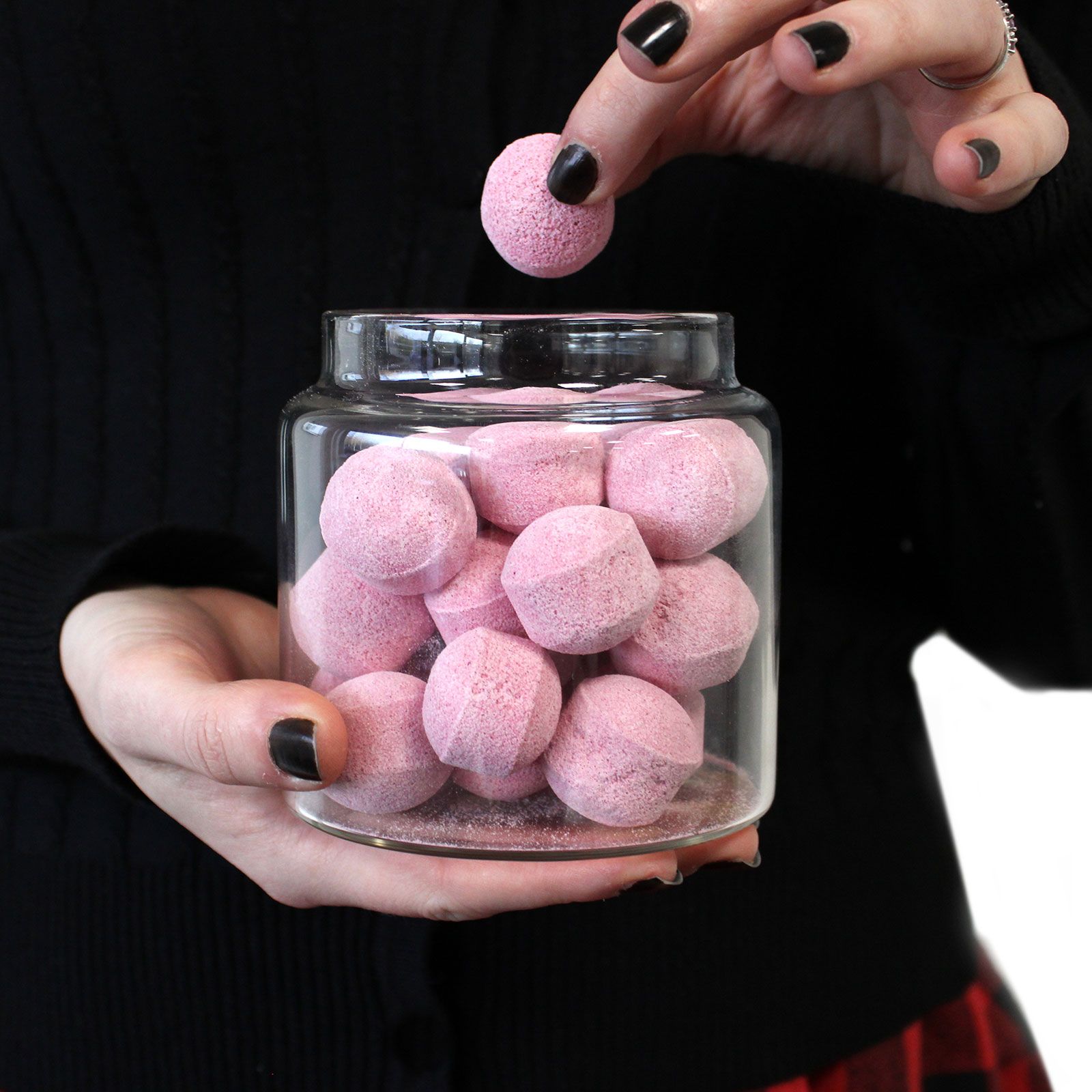 Cottage Bamboo Glass Jar - 10cm - Image 7