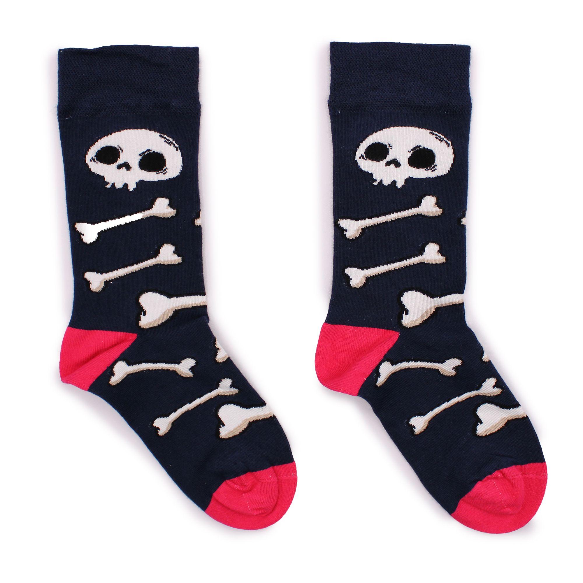 Hop Hare Bamboo Socks S/M - Skulls and Bones - Image 6