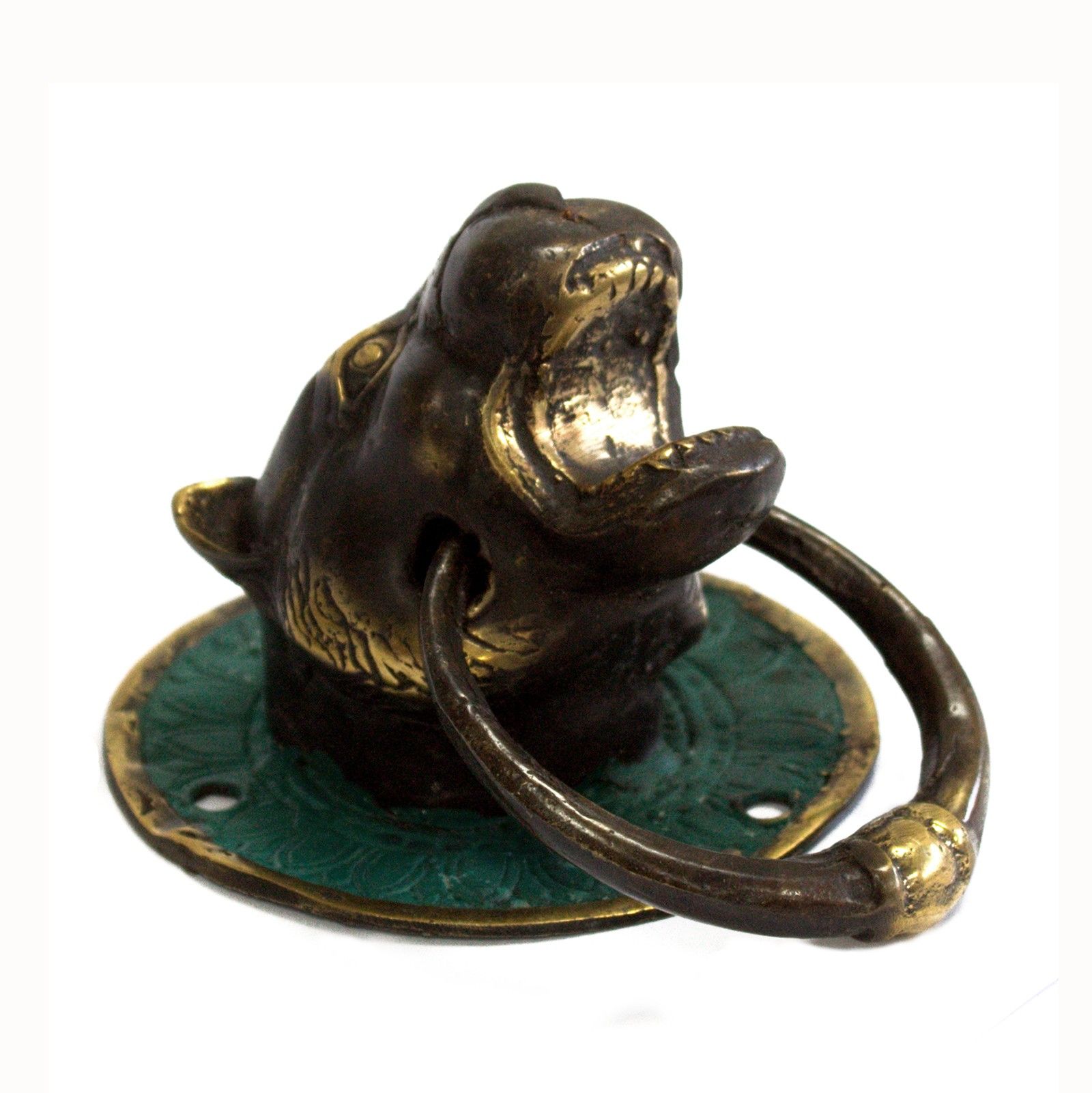 Brass Door Knocker - Tiger Head - Image 4