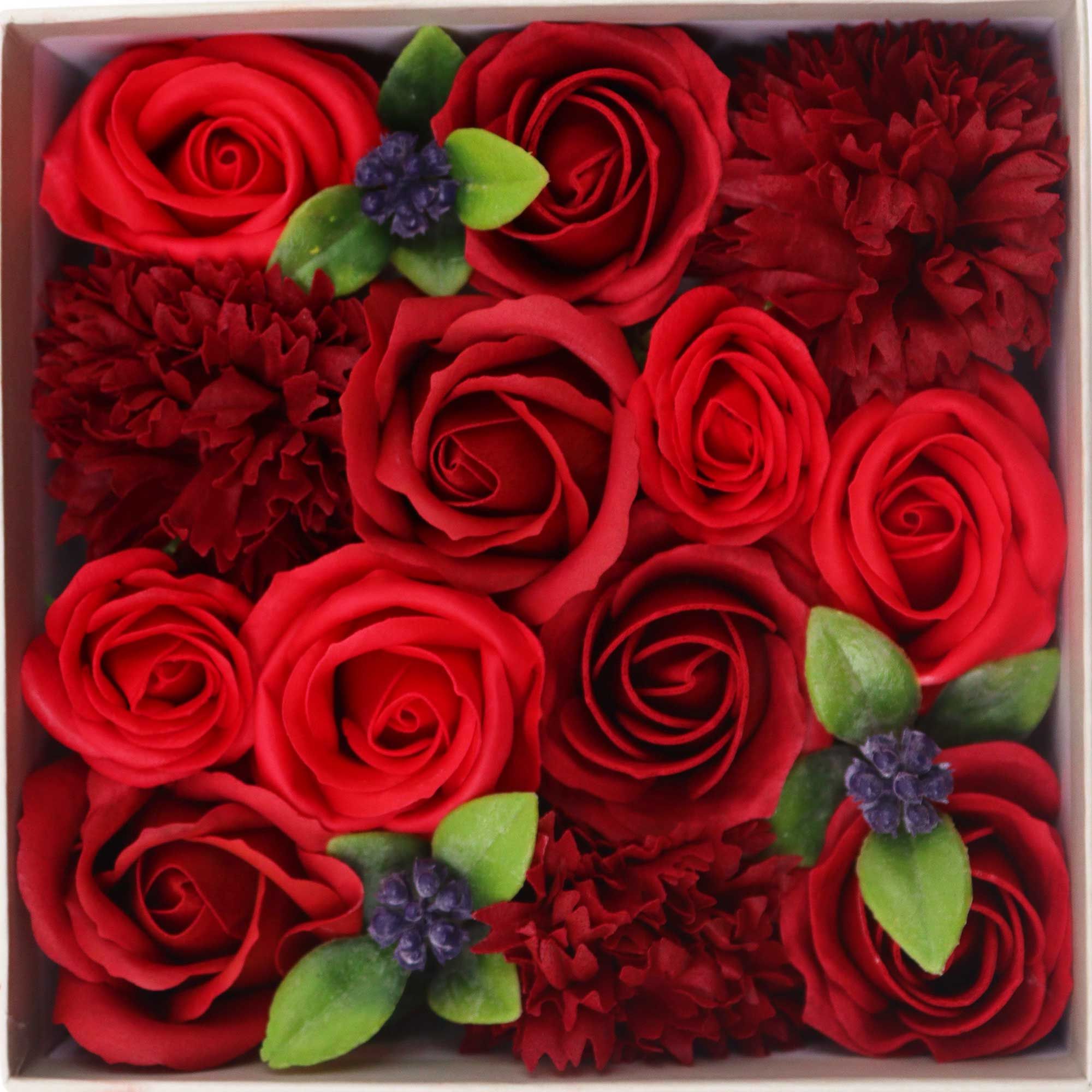 Square Box - Classic Red Roses - Image 4
