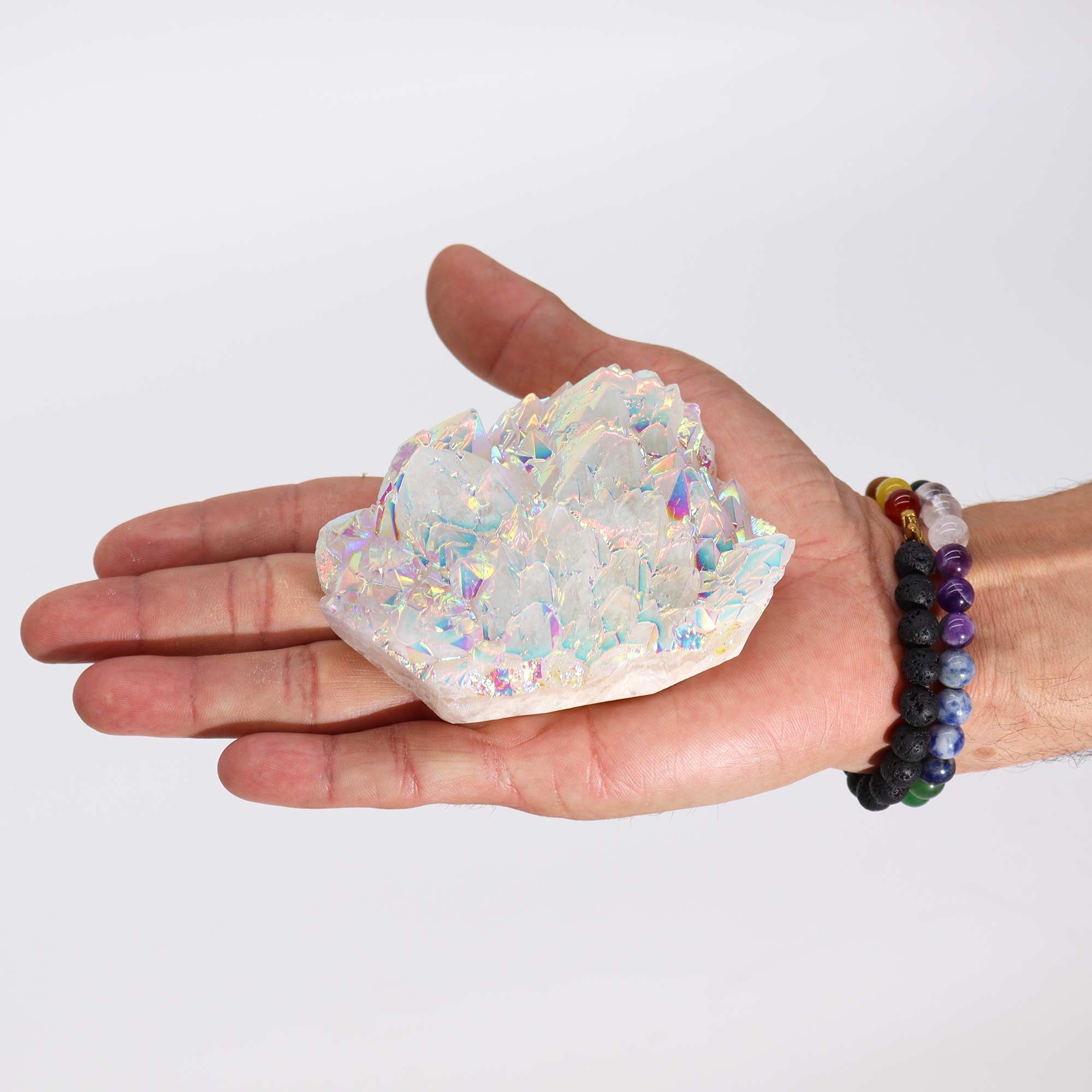 Lrg Enhanced Quartz - Aura Angel Quartz - Image 4