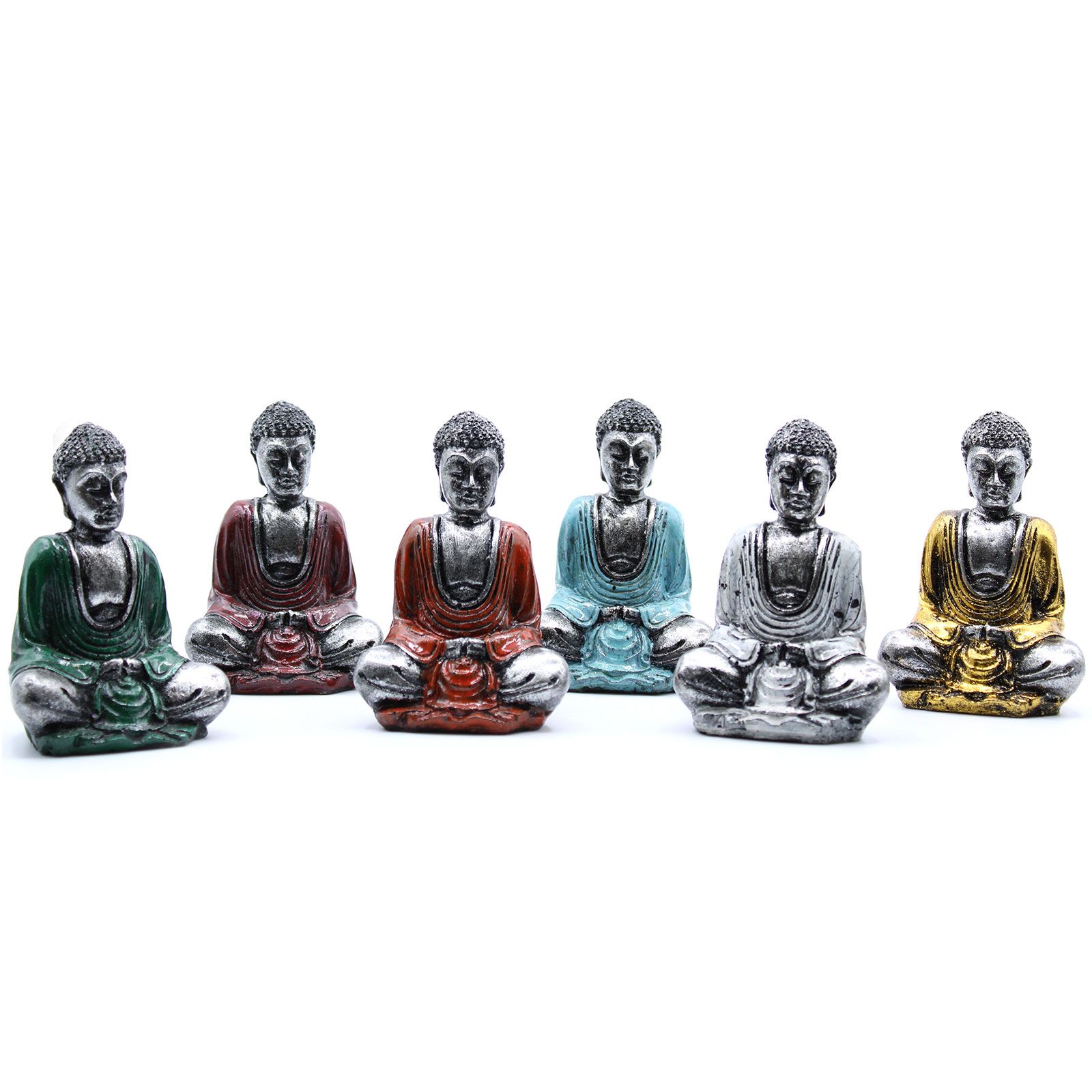 Silver Mini Buddha (Assorted Colours) - Image 5