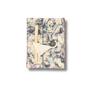 Med Lokta Mixed Blue Cotton Notebook Lrg (15x12cm) - 45 leafs