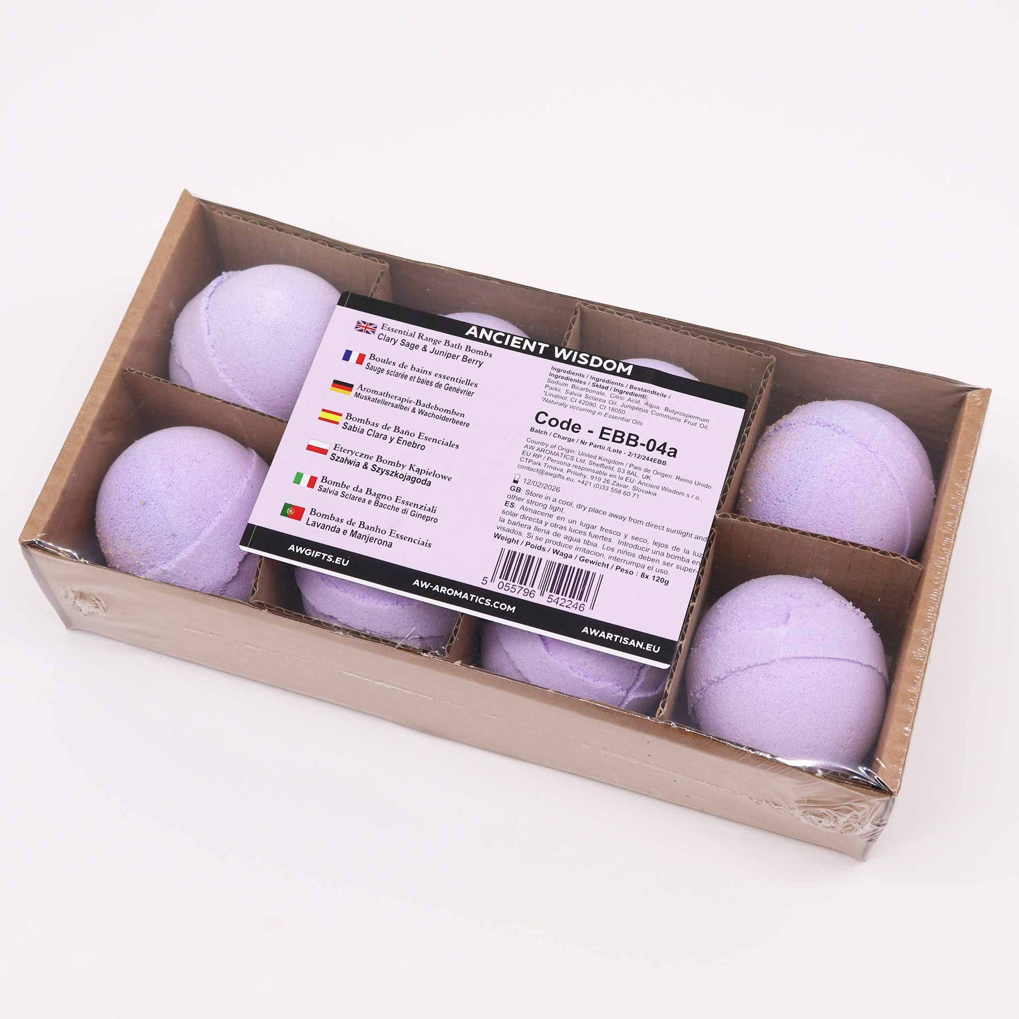 Essential Oil Bath Bomb - Clary Sage & Juniper - Image 3