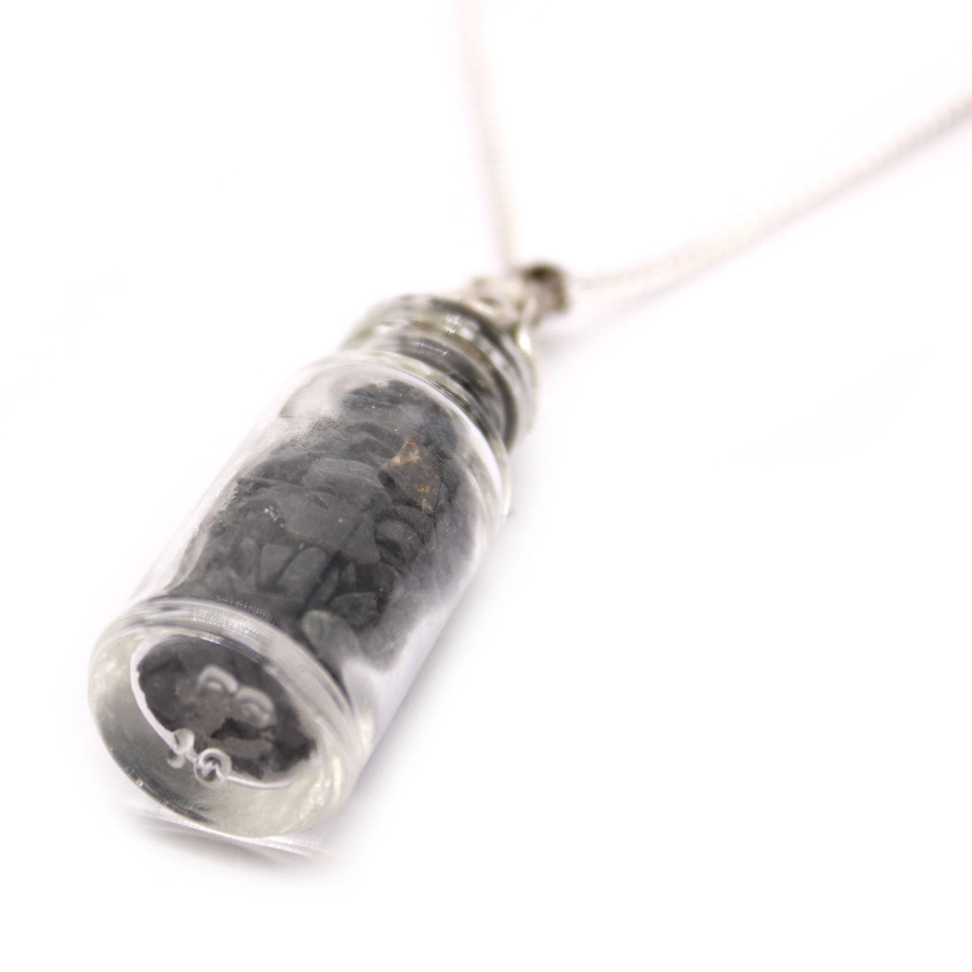Bottled Gemstones Necklace - Black Onyx - Image 3