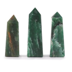 Gemstone Obelisk Points approx 5cm - Indian Jade