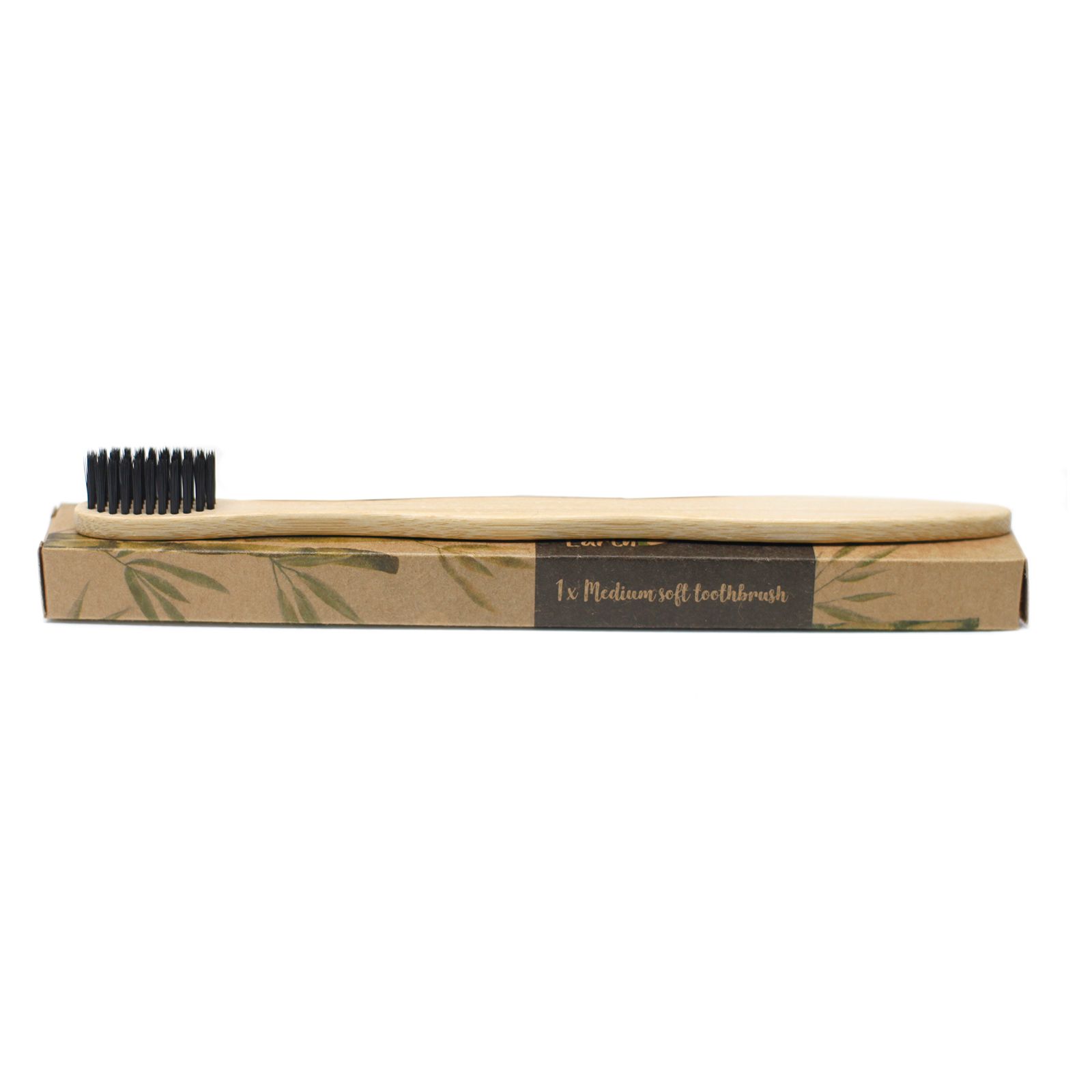 Bamboo Toothbrush - Charcoal Medium Soft - Image 4