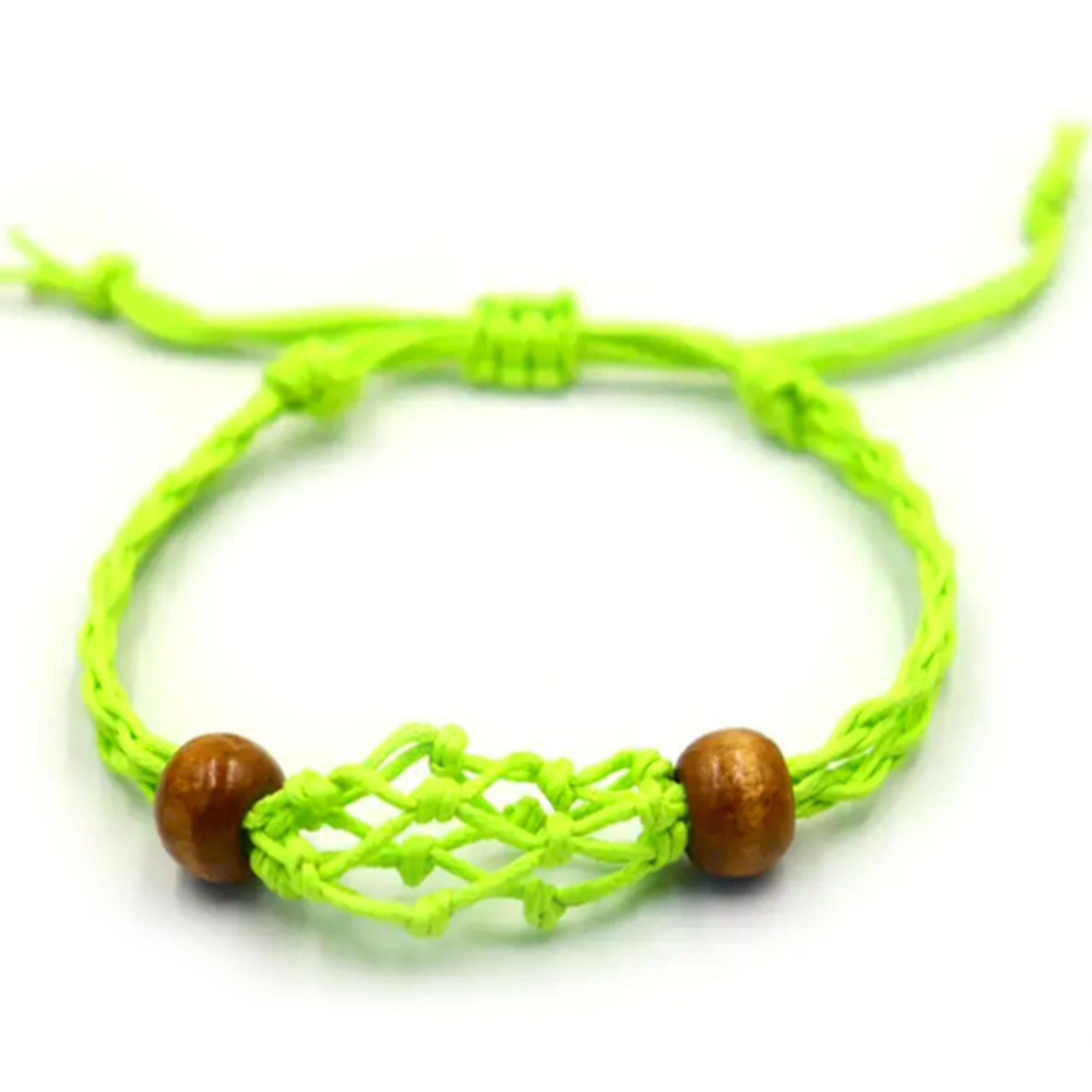 Gemstone Bracelet Cord - Green - Image 4
