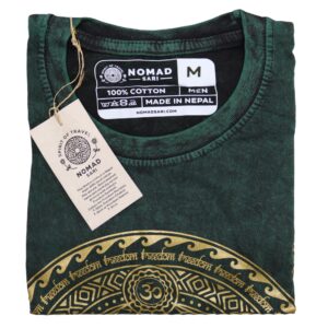 Medium Stone Washed T-Shirt - Chakra - Green