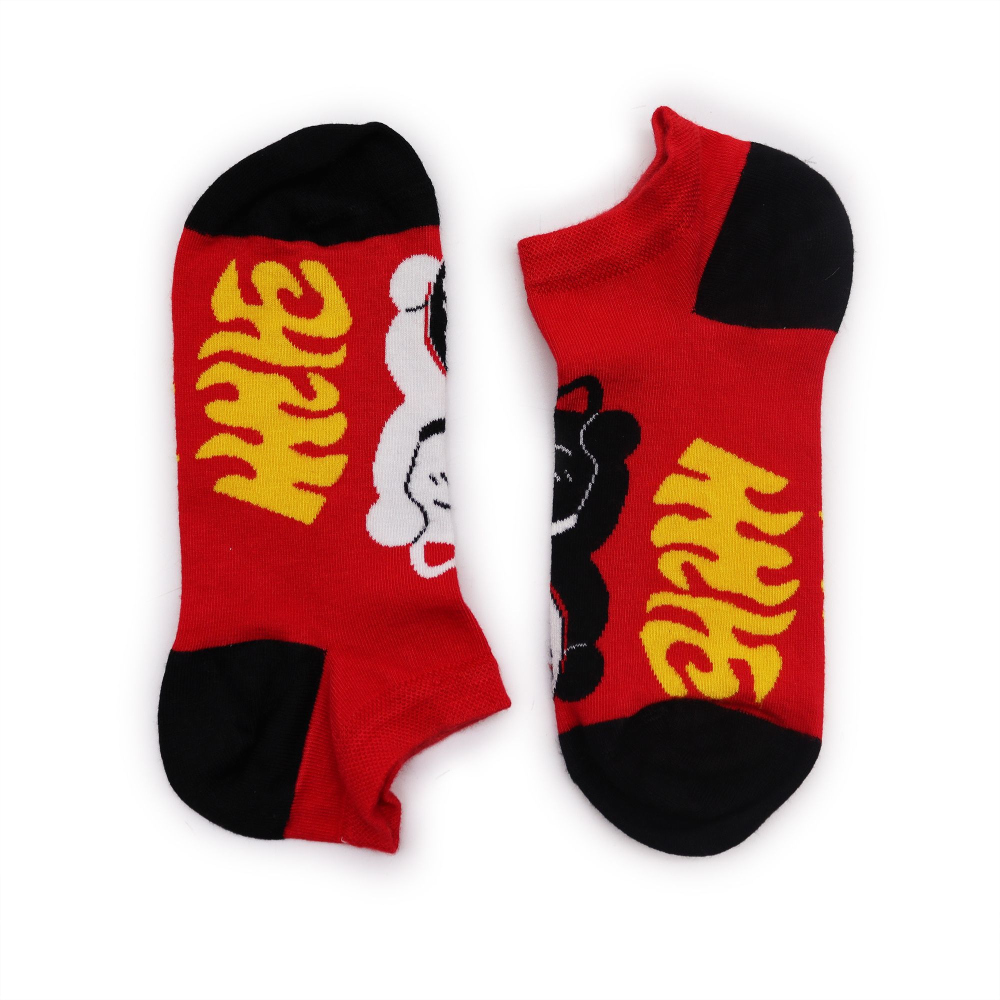S/M Hop Hare Bamboo Socks Low (3.5-6.5) - Lucky Cat - Image 4