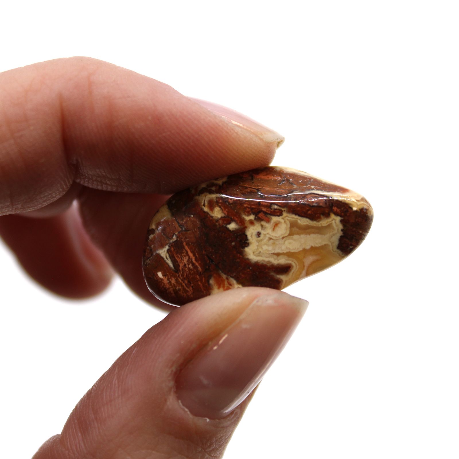 Small African Tumble Stones - Light Jasper - Brecciated - Image 2