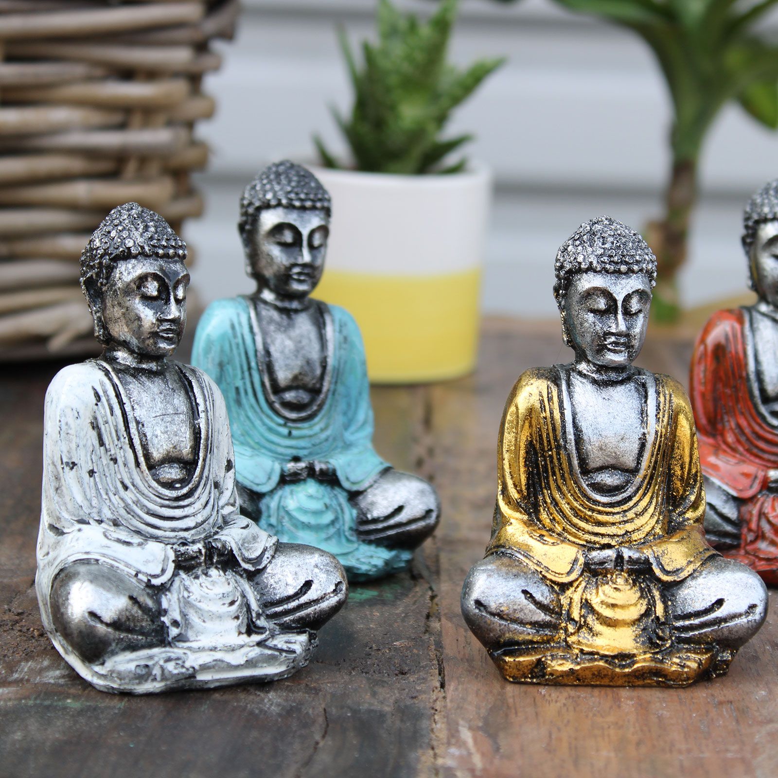 Silver Mini Buddha (Assorted Colours) - Image 2