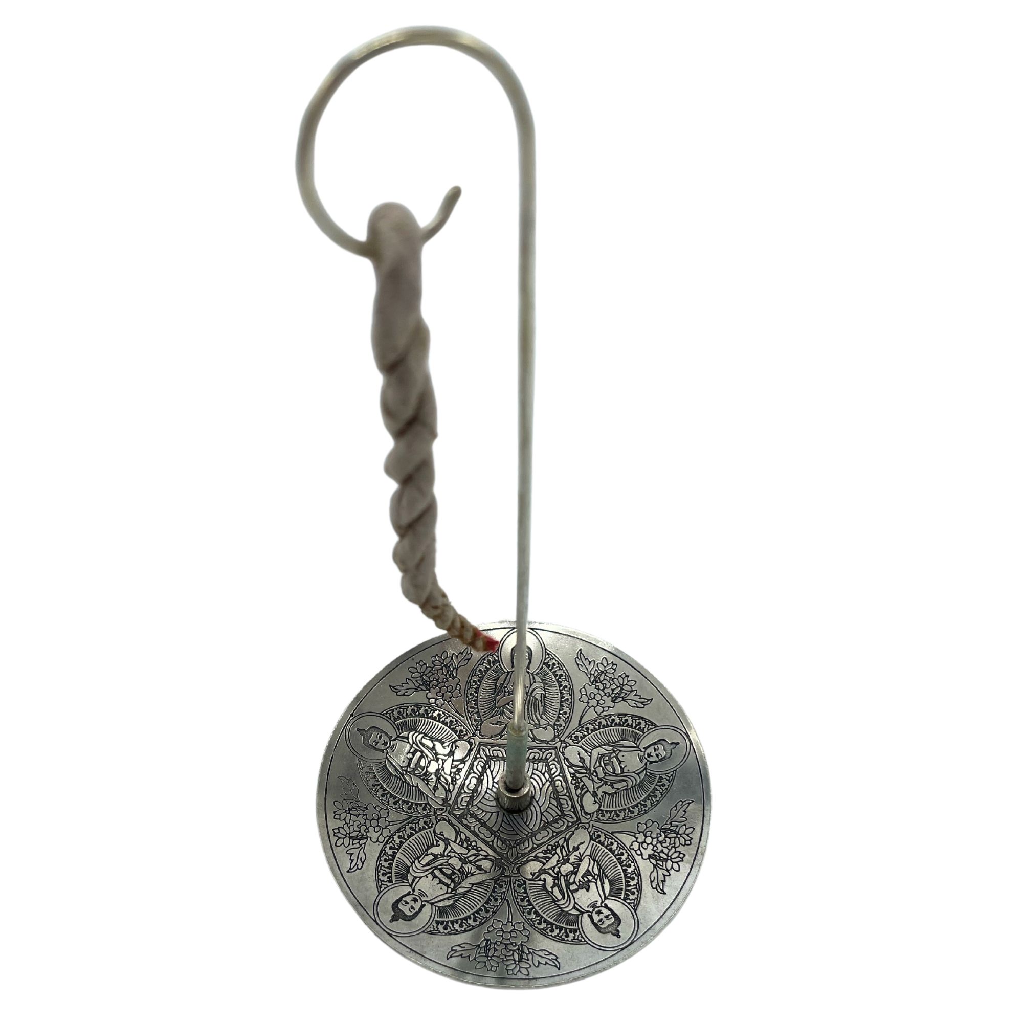 Rope Incense and Silver Plated Holder Set - Pancha Buddha - Image 4