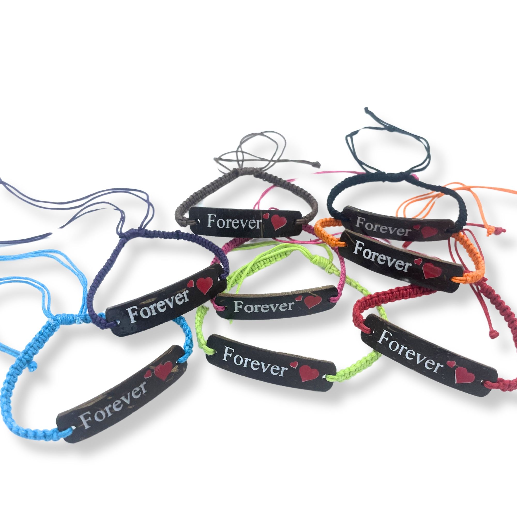 Handmade Friendship Bracelets - Friends Coconut Print (asst) - Image 9