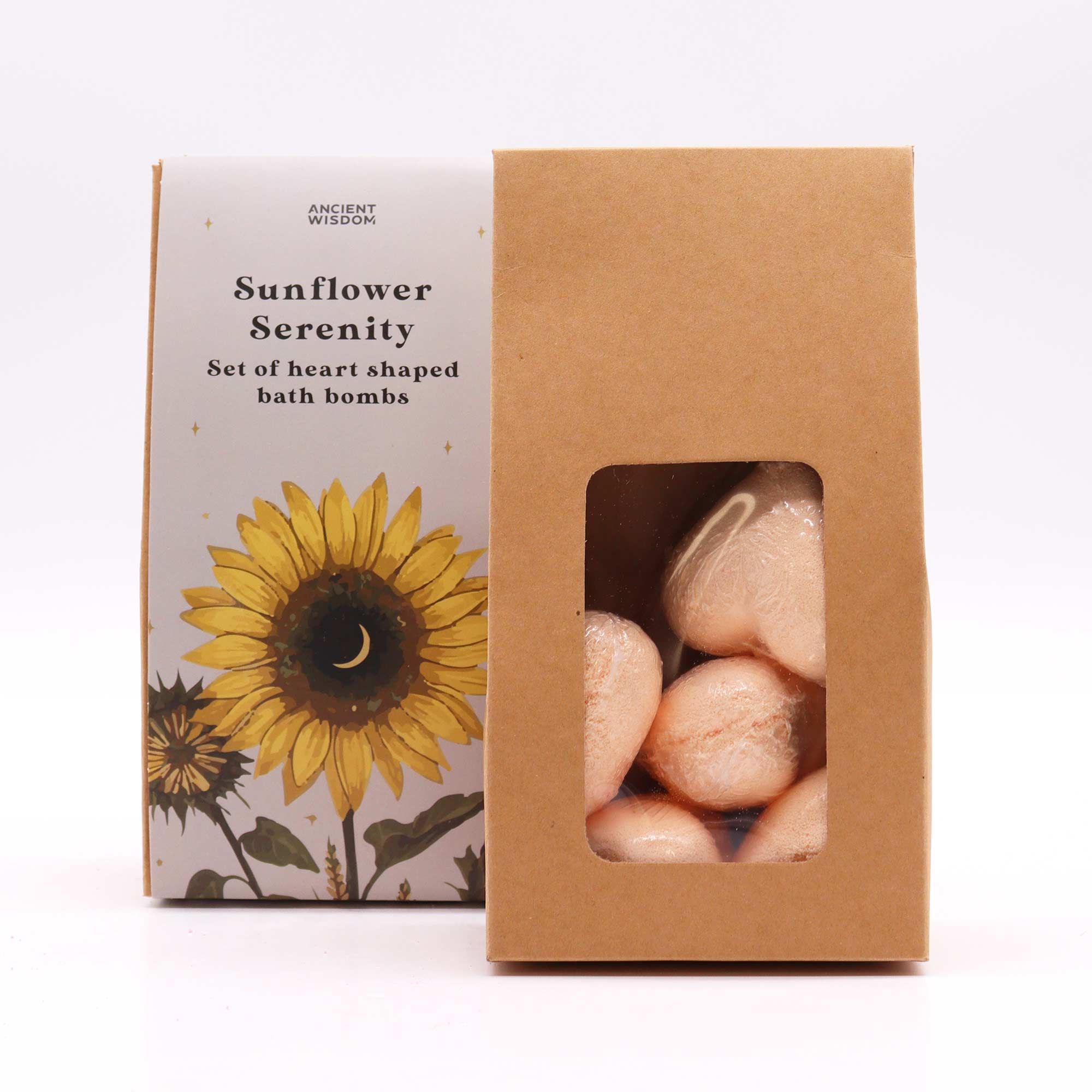 Sunflower Serenity Bath Heart Gift Set - Image 4