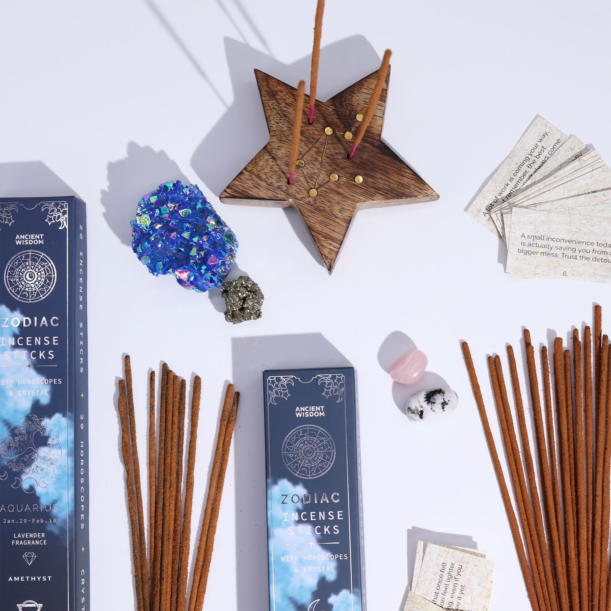 Copal Zodiac Gemstone Crystal Incense - Virgo - Image 2