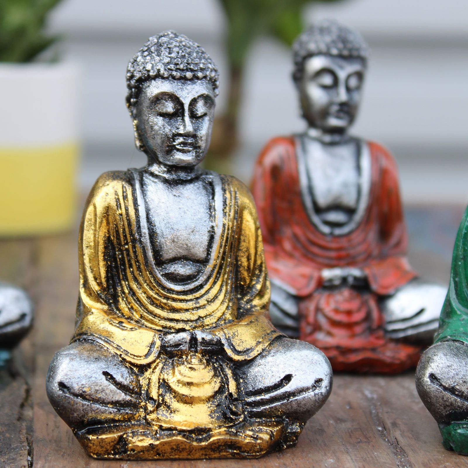 Silver Mini Buddha (Assorted Colours) - Image 3