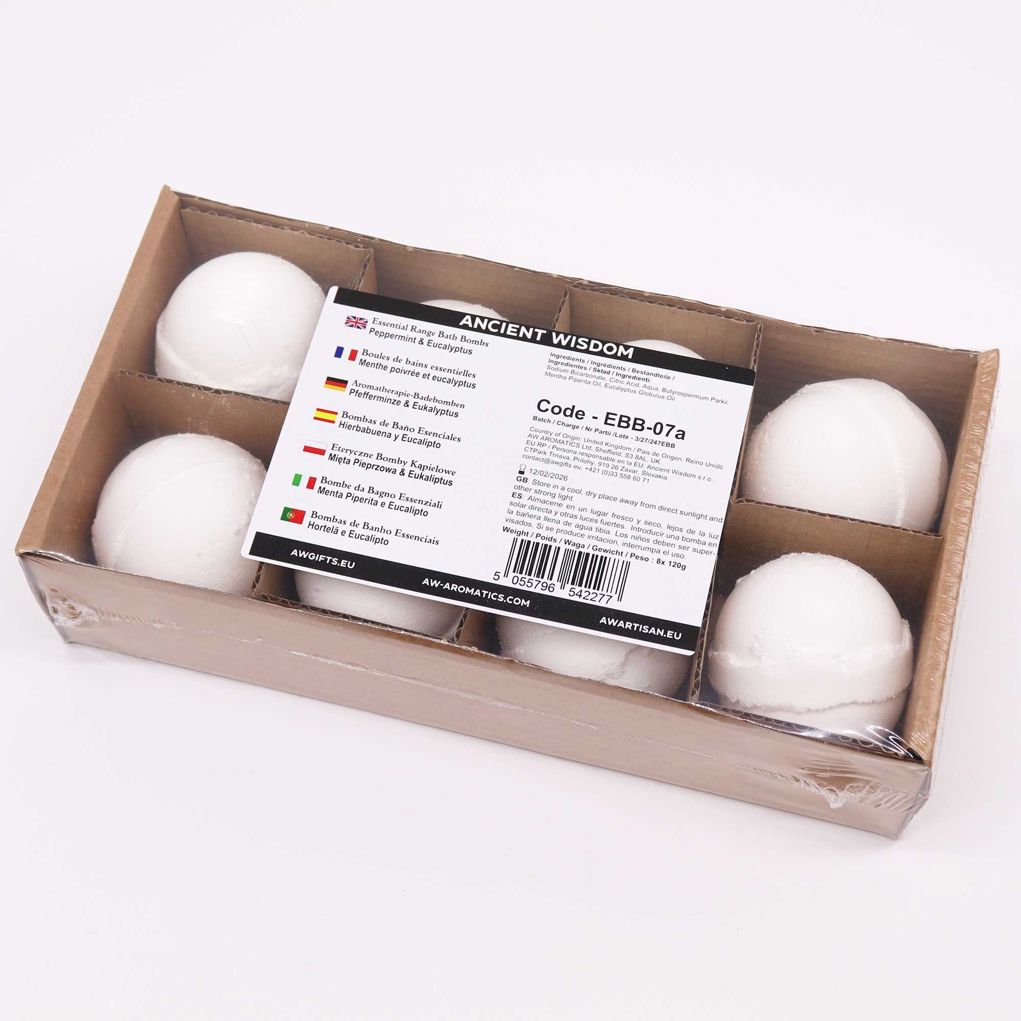 Essential Oil Bath Bomb - Peppermint & Eucalyptus - Image 2