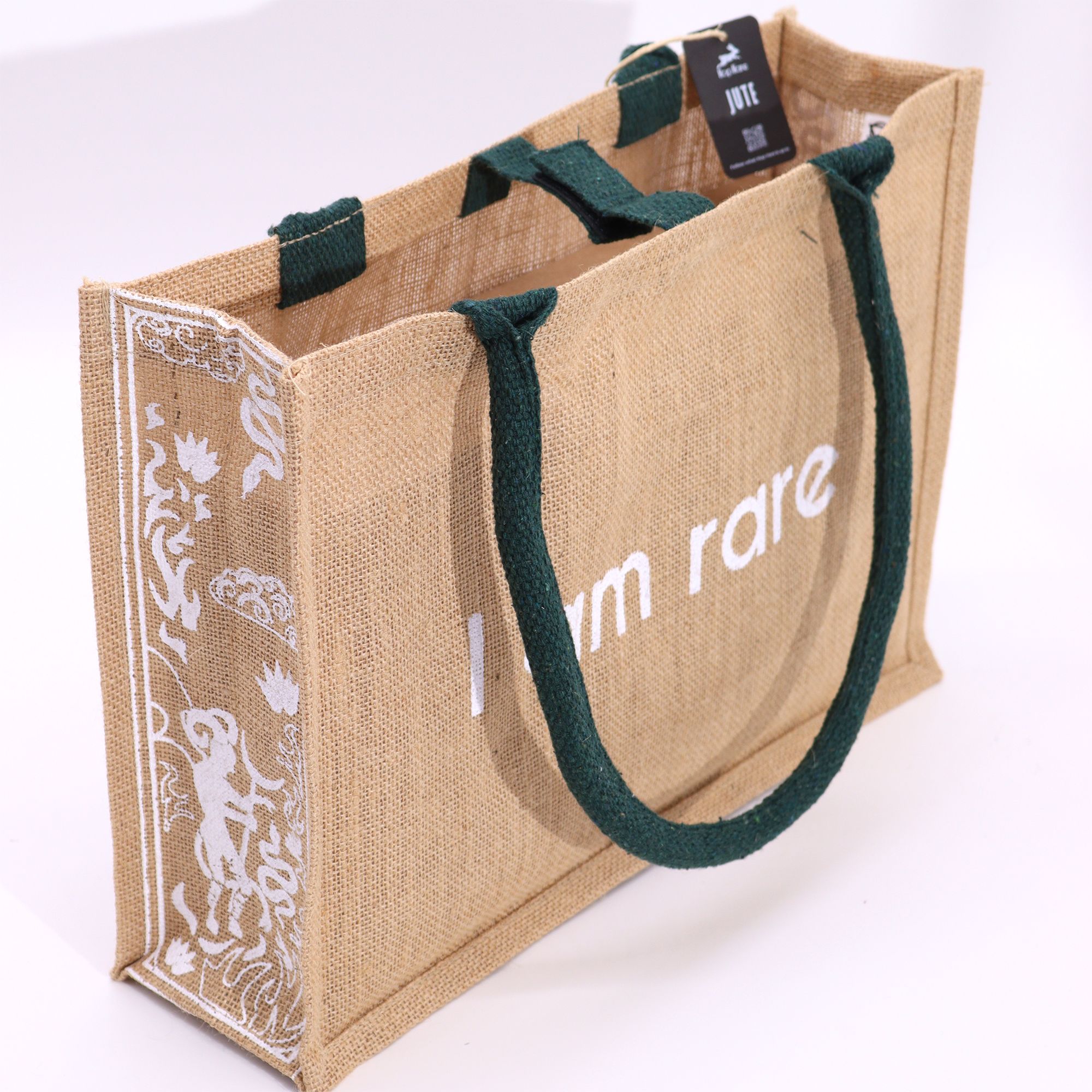 Hop Hare Jute Big Bag - I am Rare - Image 4