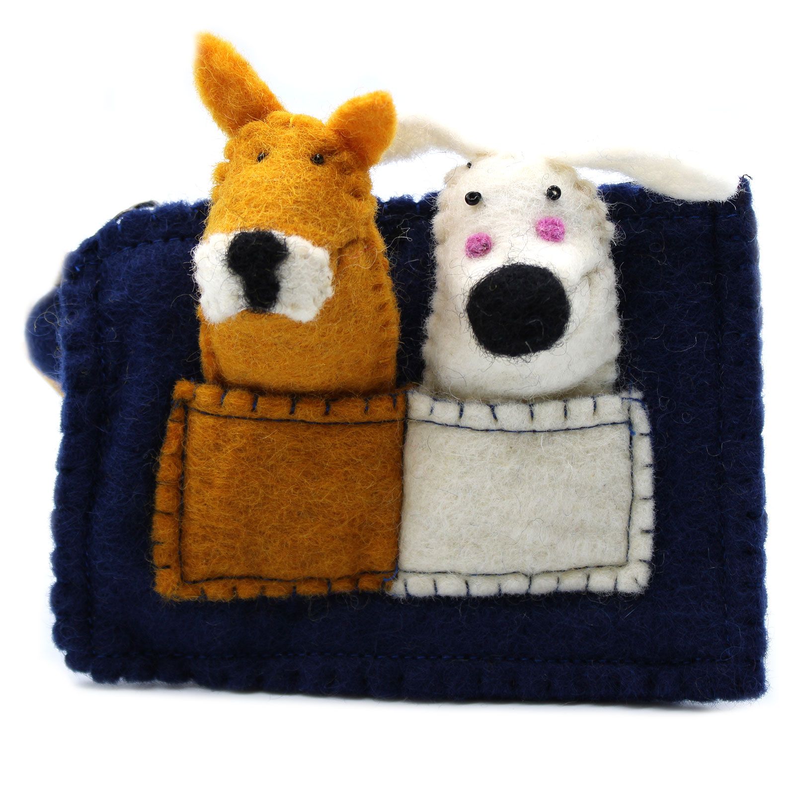 Pouch with Finger Puppets - Puppy Pals - Image 2