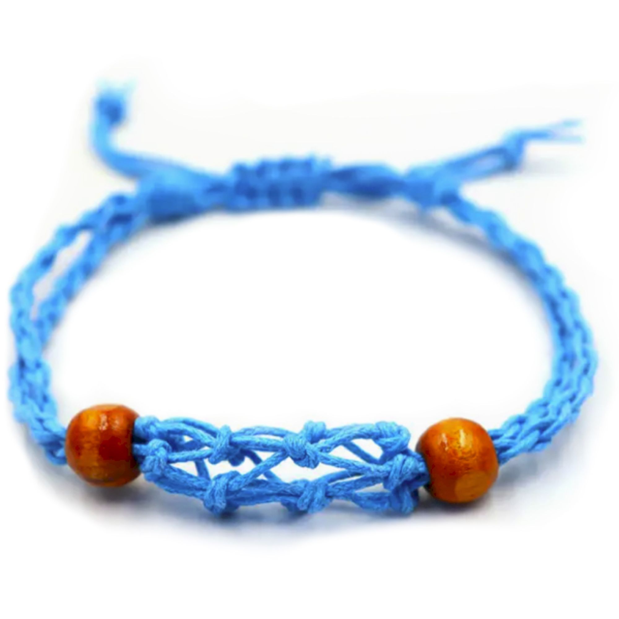 Gemstone Bracelet Cord - Blue - Image 4