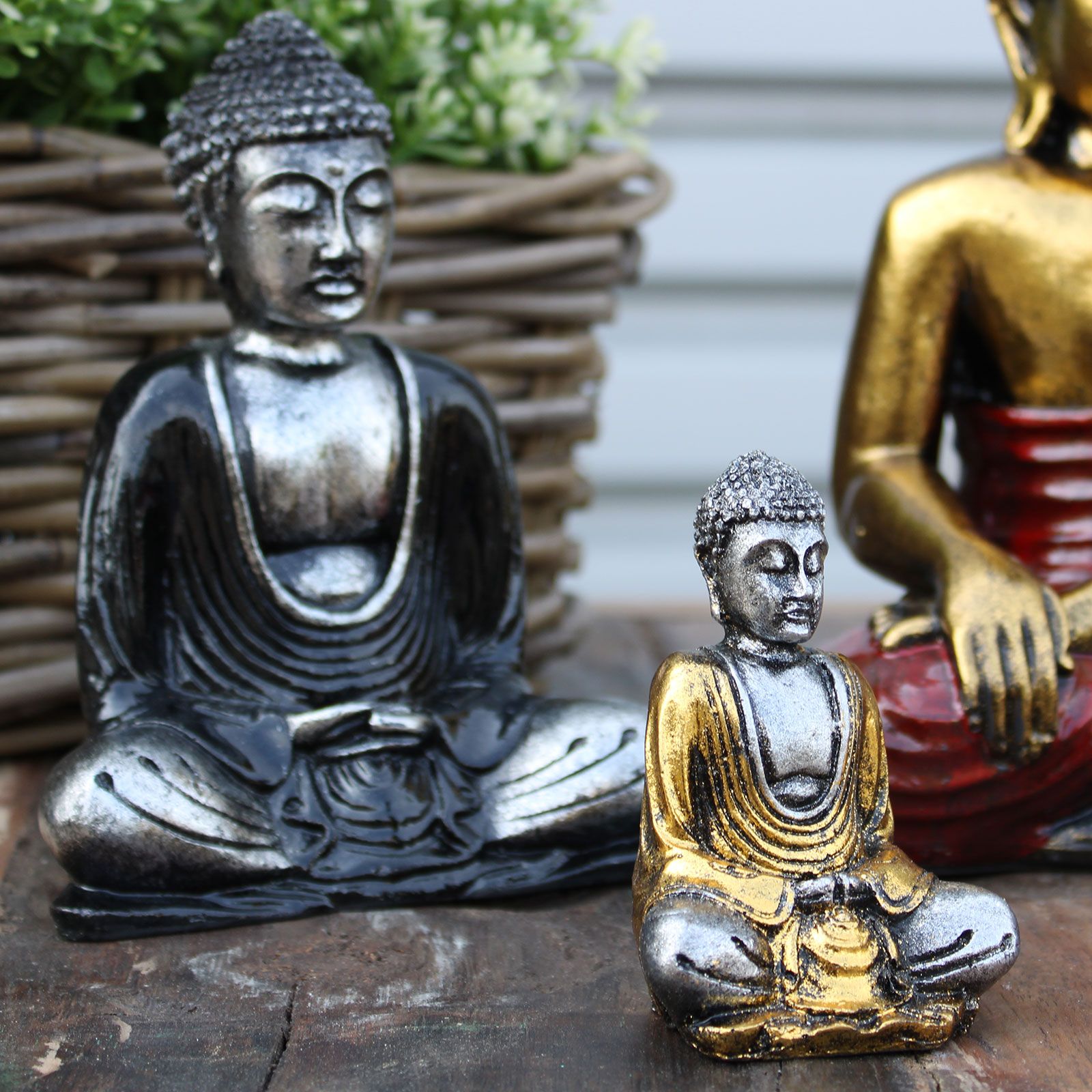 Silver Mini Buddha (Assorted Colours) - Image 4