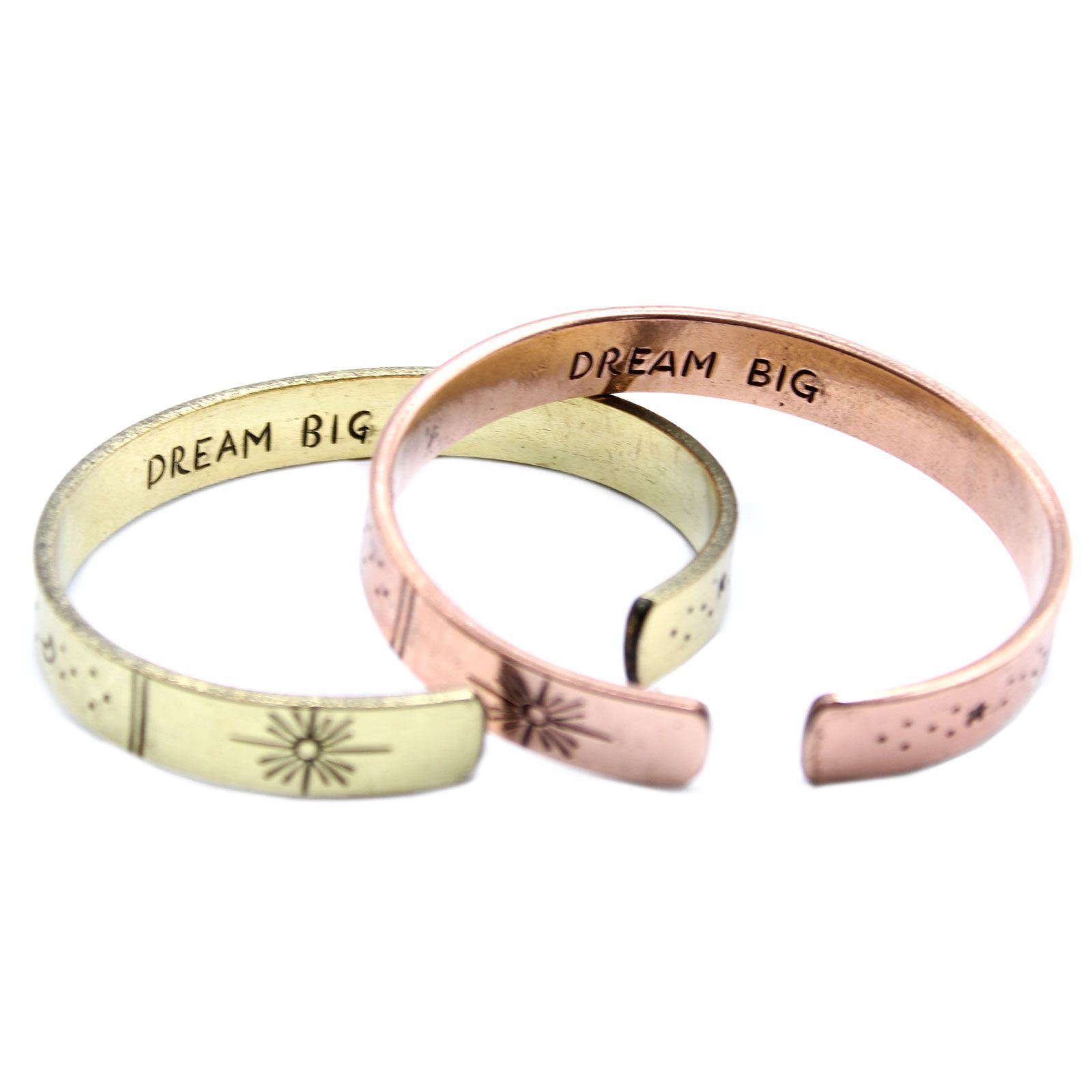 Inspiration Bracelet - Copper Snrise, Galaxy, Stars, Earth - Image 5